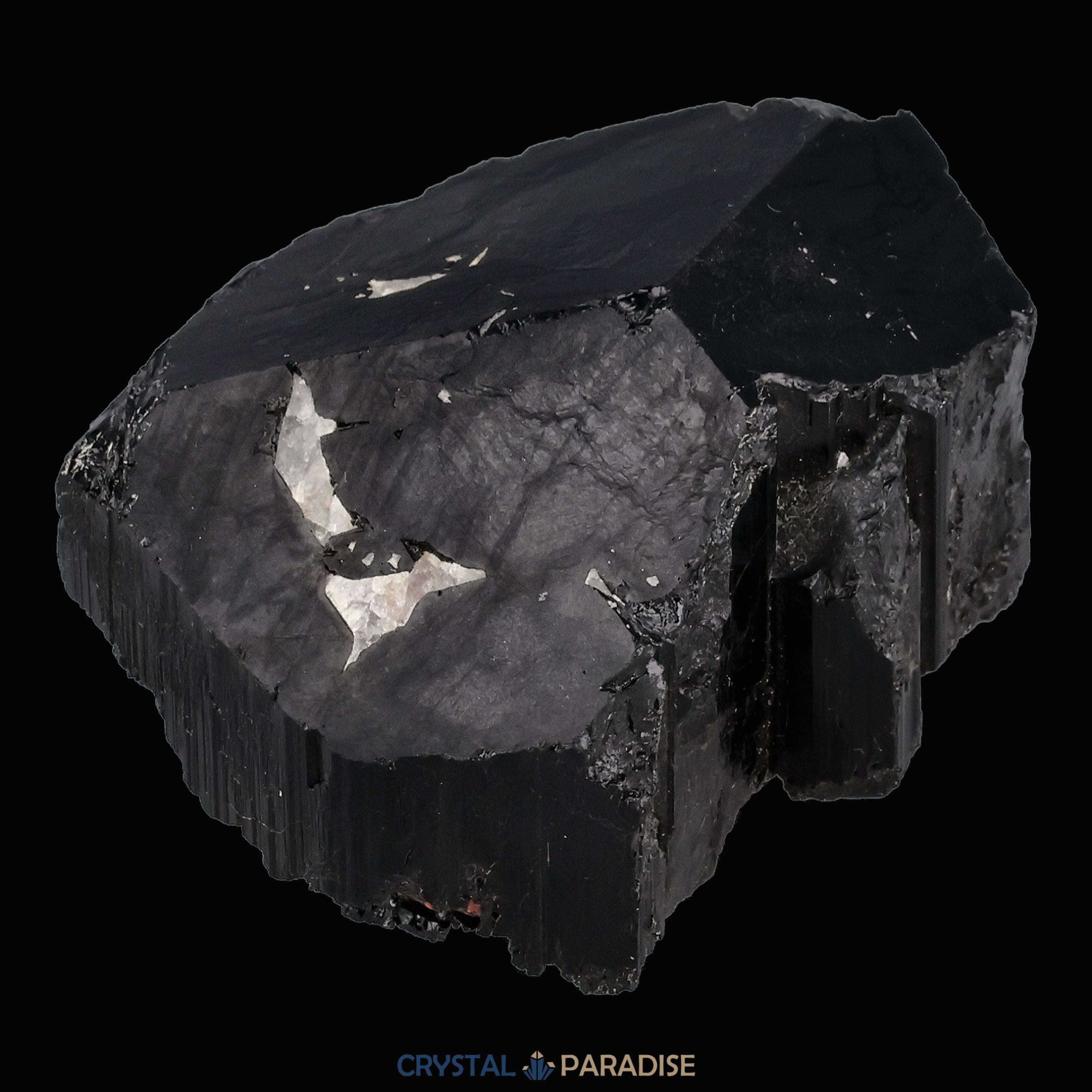 Schwarzer Schörl Turmalin aus Brasilien (184g) - crystal paradise