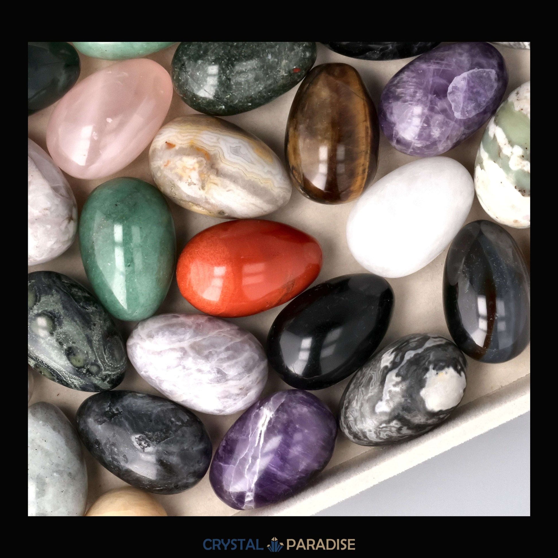 Crystal mini Oster-Eier Mix - 1 Stück - crystal paradise