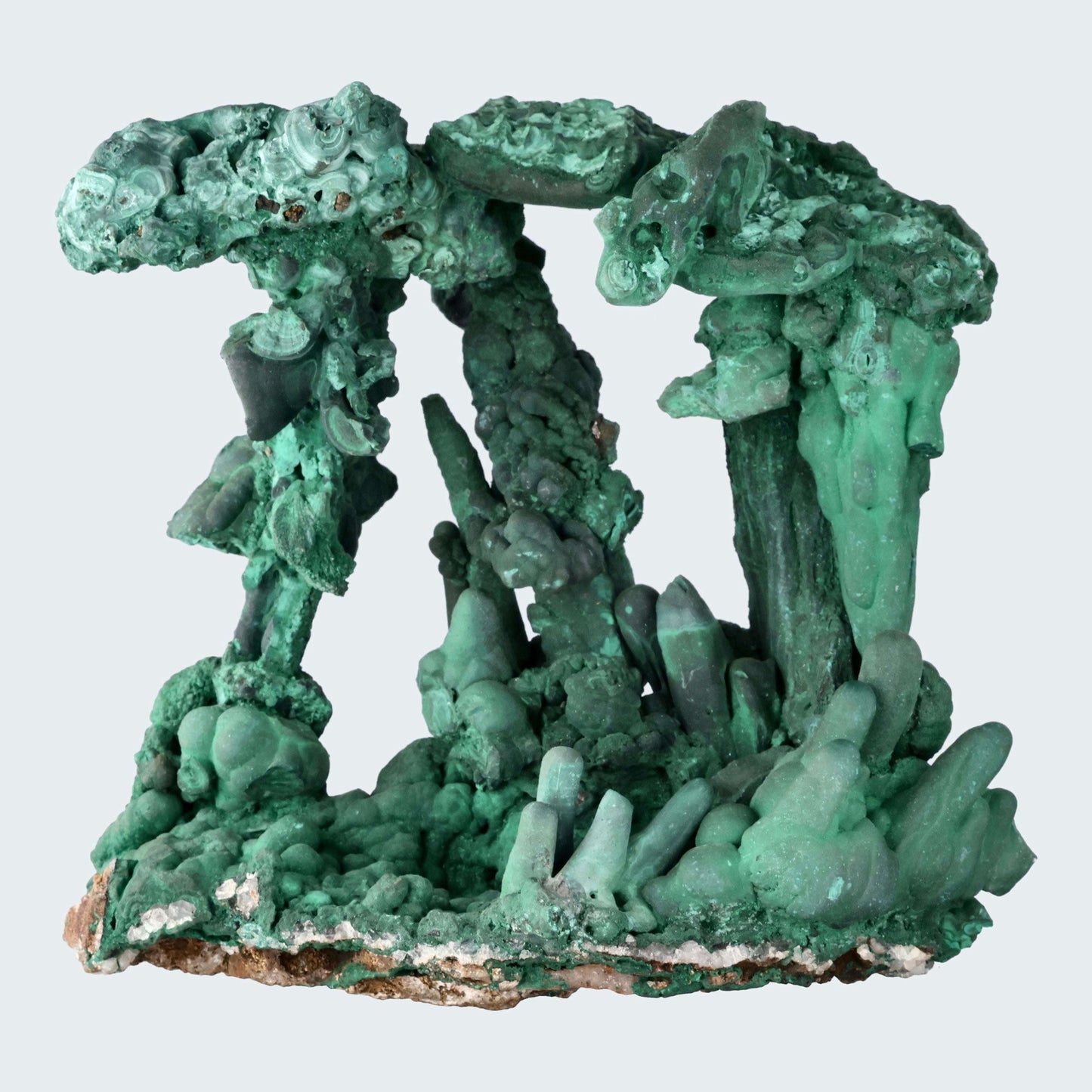 Malachit Grossstufe aus der Tantara Mine, Kongo (xg) - selten