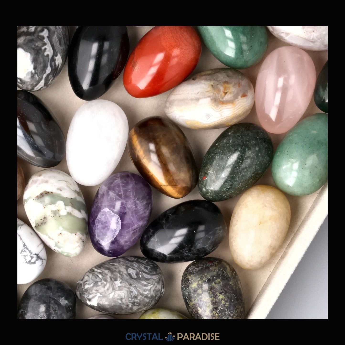 Crystal mini Oster-Eier Mix - 1 Stück - crystal paradise