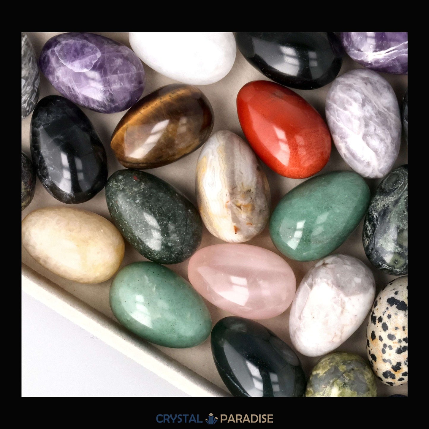 Crystal mini Oster-Eier Mix - 1 Stück - crystal paradise