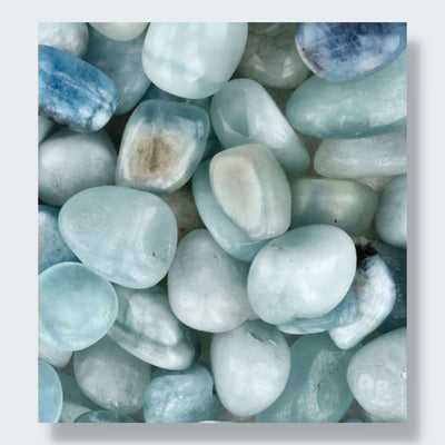 Aquamarin Trommelsteine