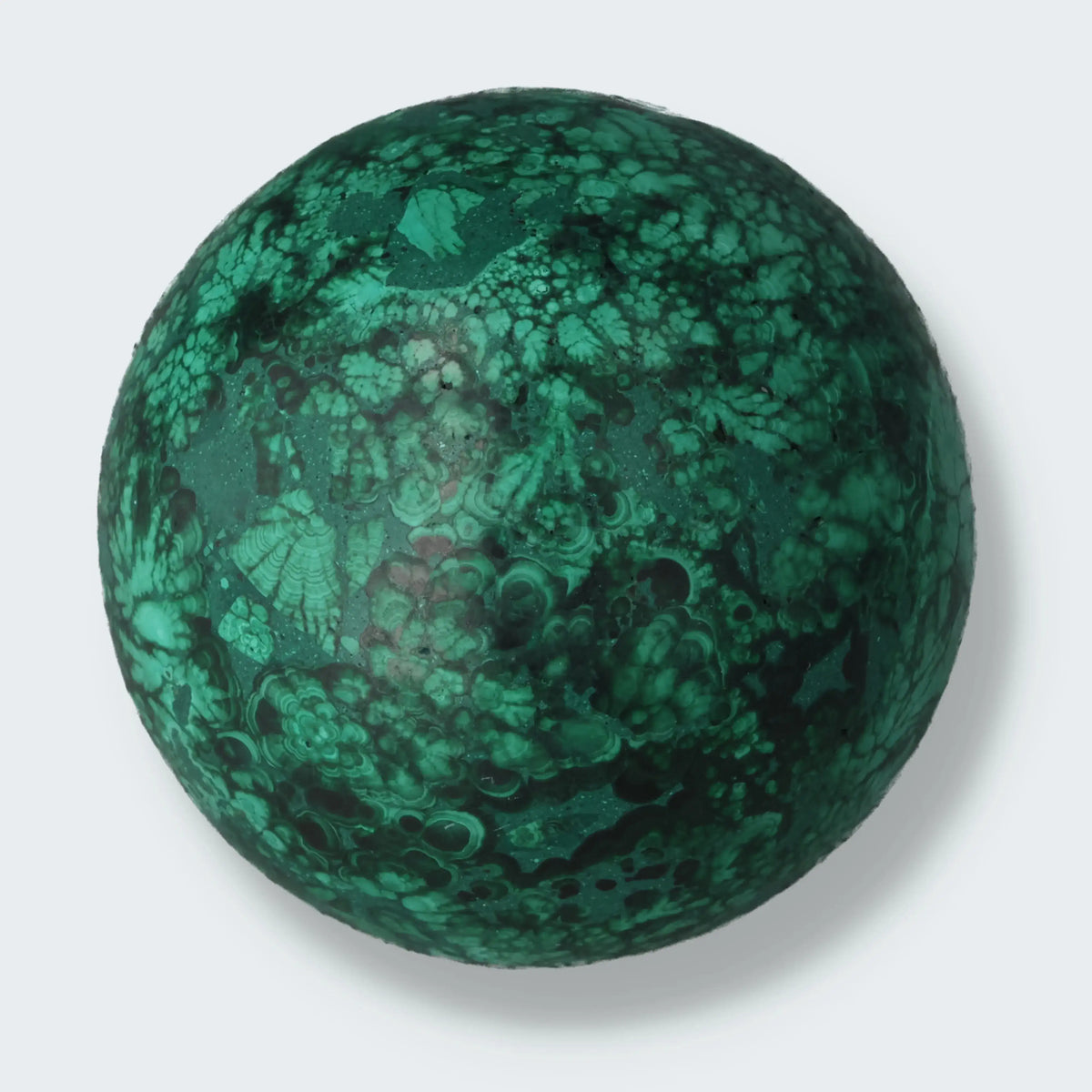 Malachit aus Mindigi Mine, Kambove, Katanga, Demokratische Republik Kongo, Stufe Durchmesser 6,0 cm