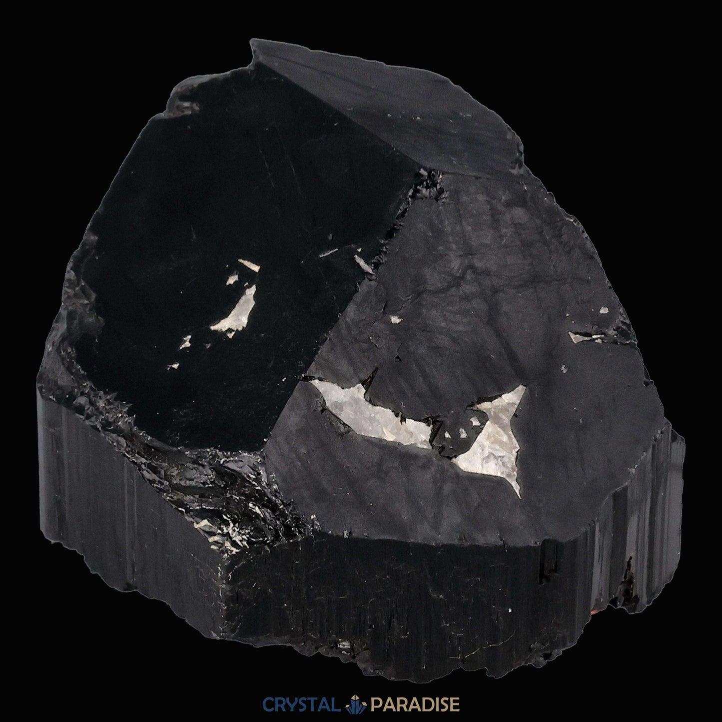 Schwarzer Schörl Turmalin aus Brasilien (184g) - crystal paradise