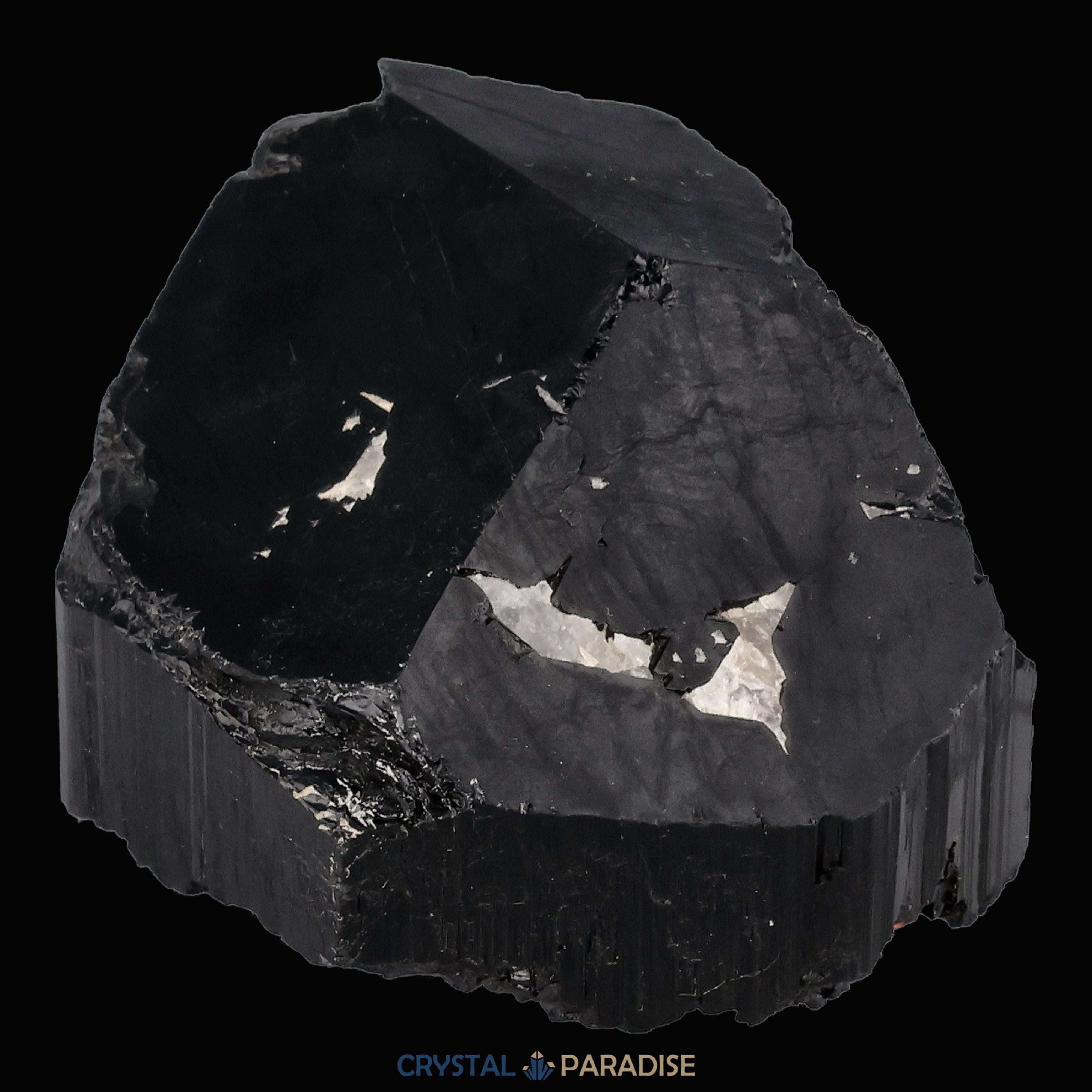 Schwarzer Schörl Turmalin aus Brasilien (184g) - crystal paradise