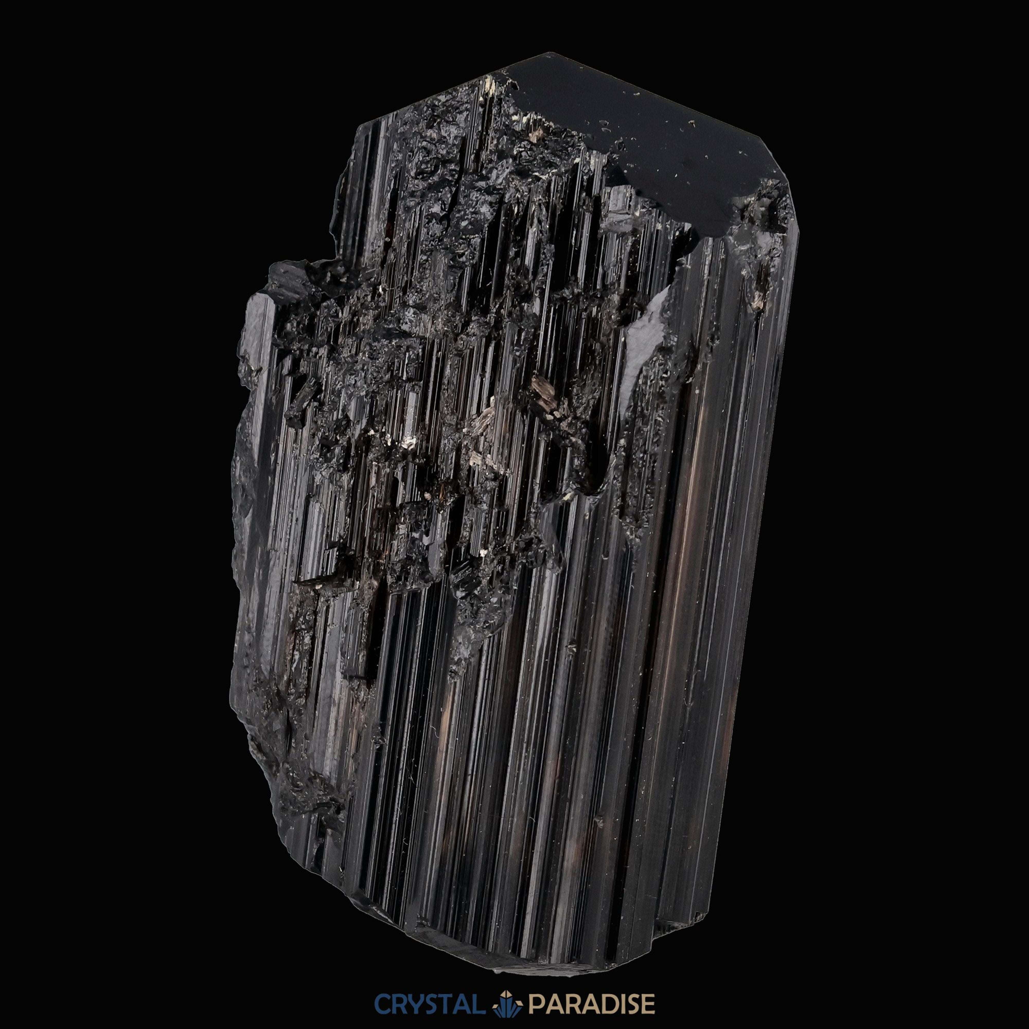 Kluftschwimmer Schwarzer Schörl Turmalin aus Brasilien (209g) - crystal paradise
