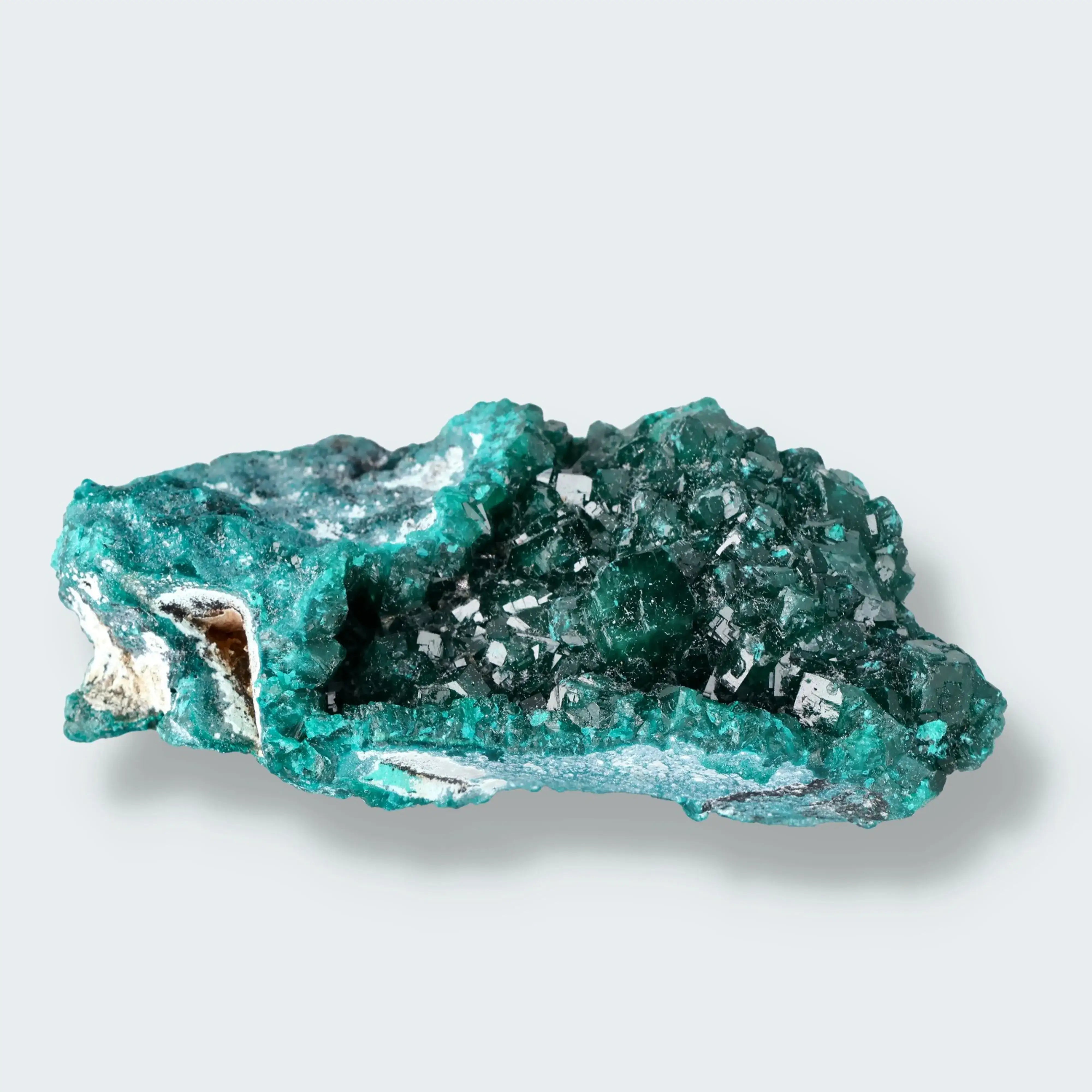 Dioptas aus dem Kongo (121g)