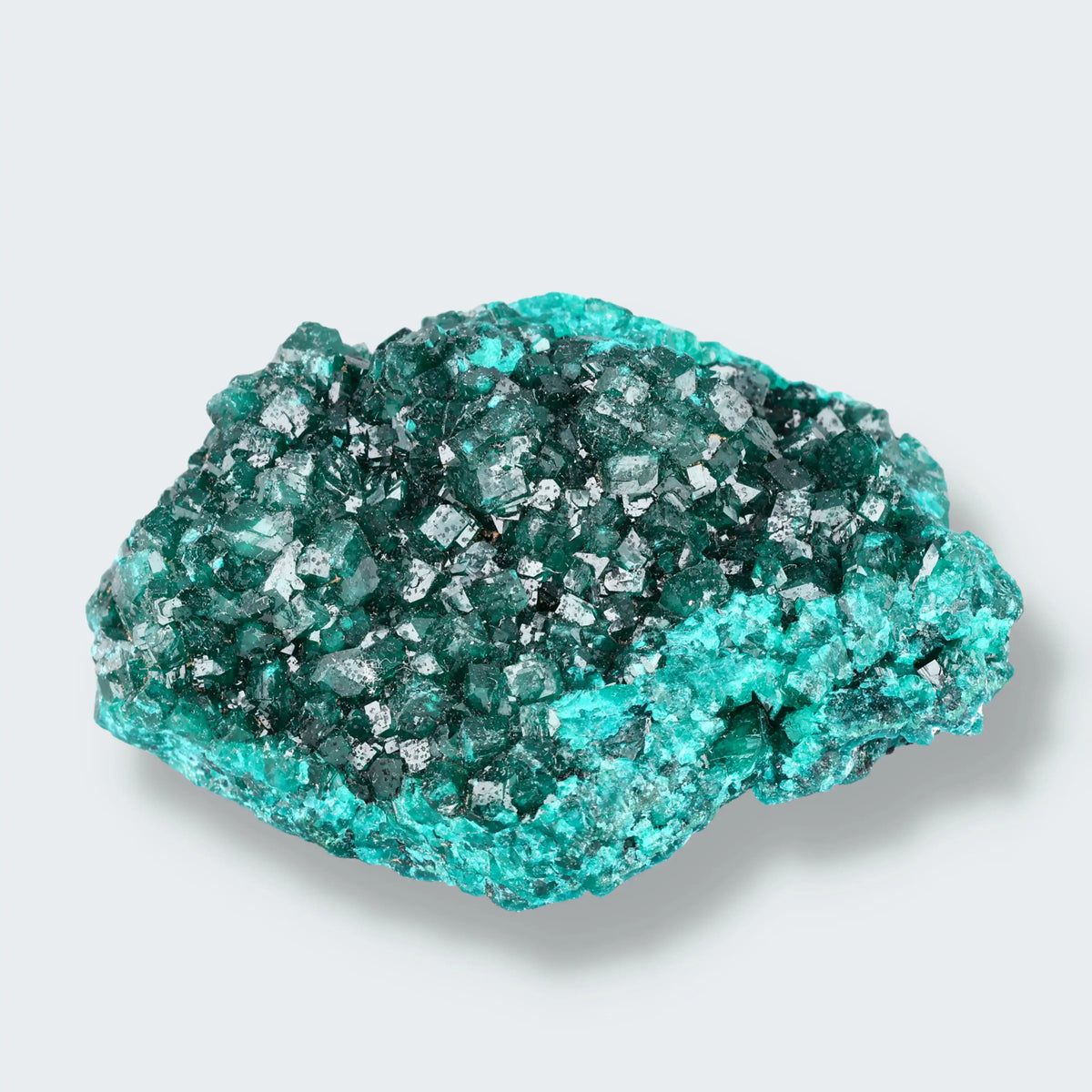 Dioptas aus Tantara Mine, Katanga, Demokratische Republik Kongo, Stufe 6,5 × 4,5 × 2,5 cm