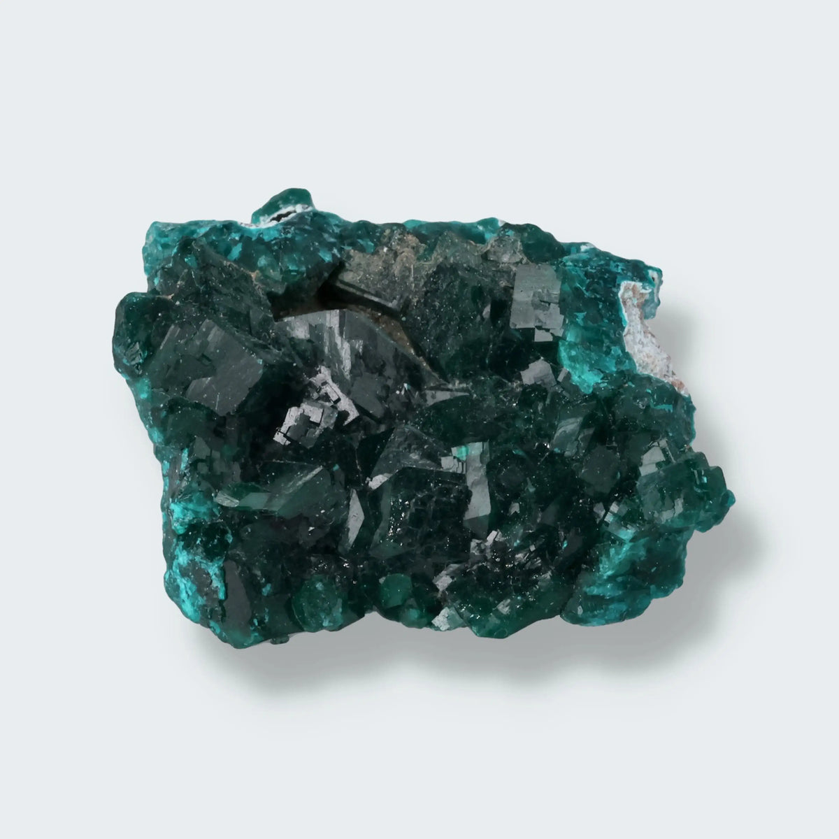 Dioptas aus Demokratische Republik Kongo, Stufe 4,0 × 4,0 × 2,0 cm