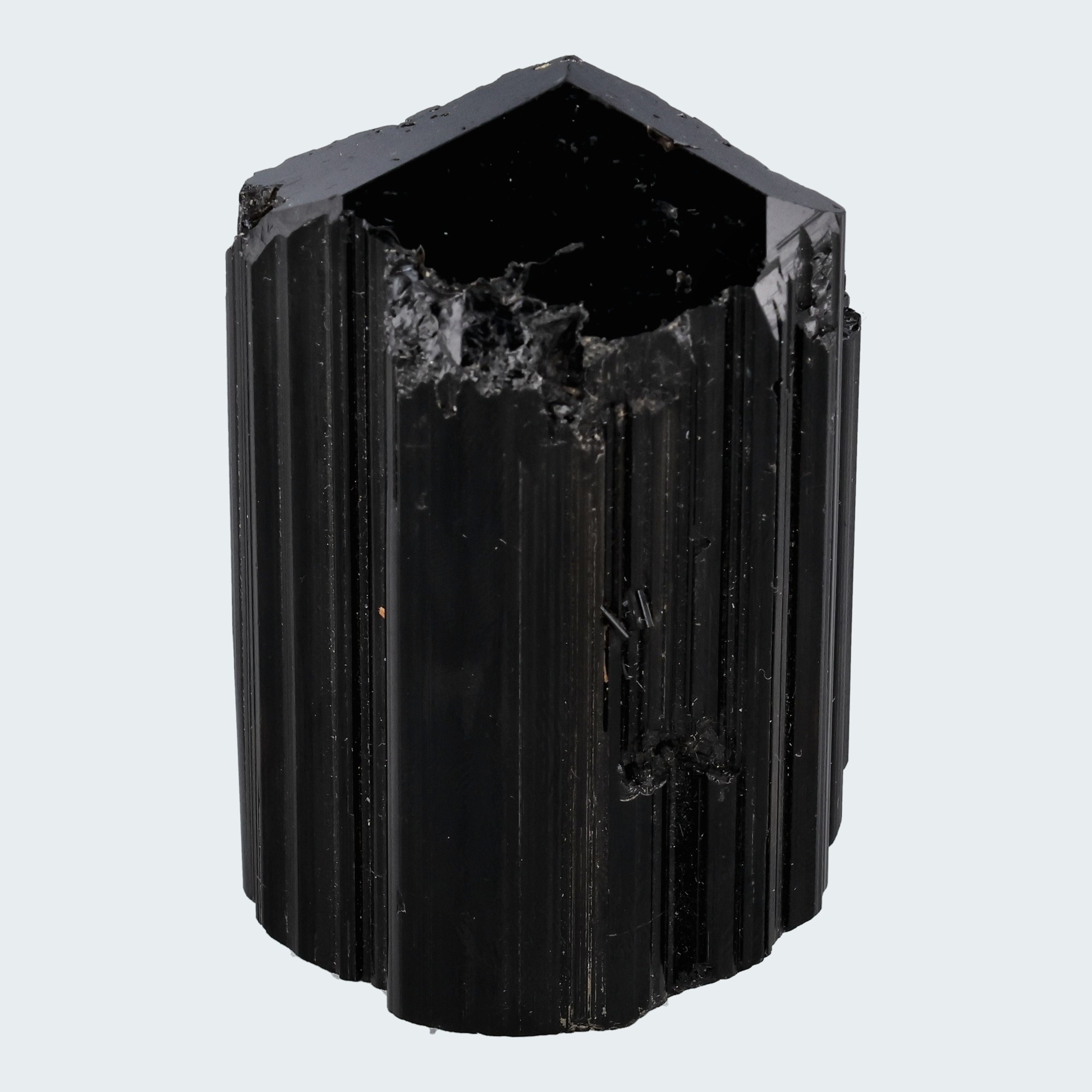 Kluftschwimmer Schwarzer Schörl Turmalin aus Brasilien (209g) - crystal paradise