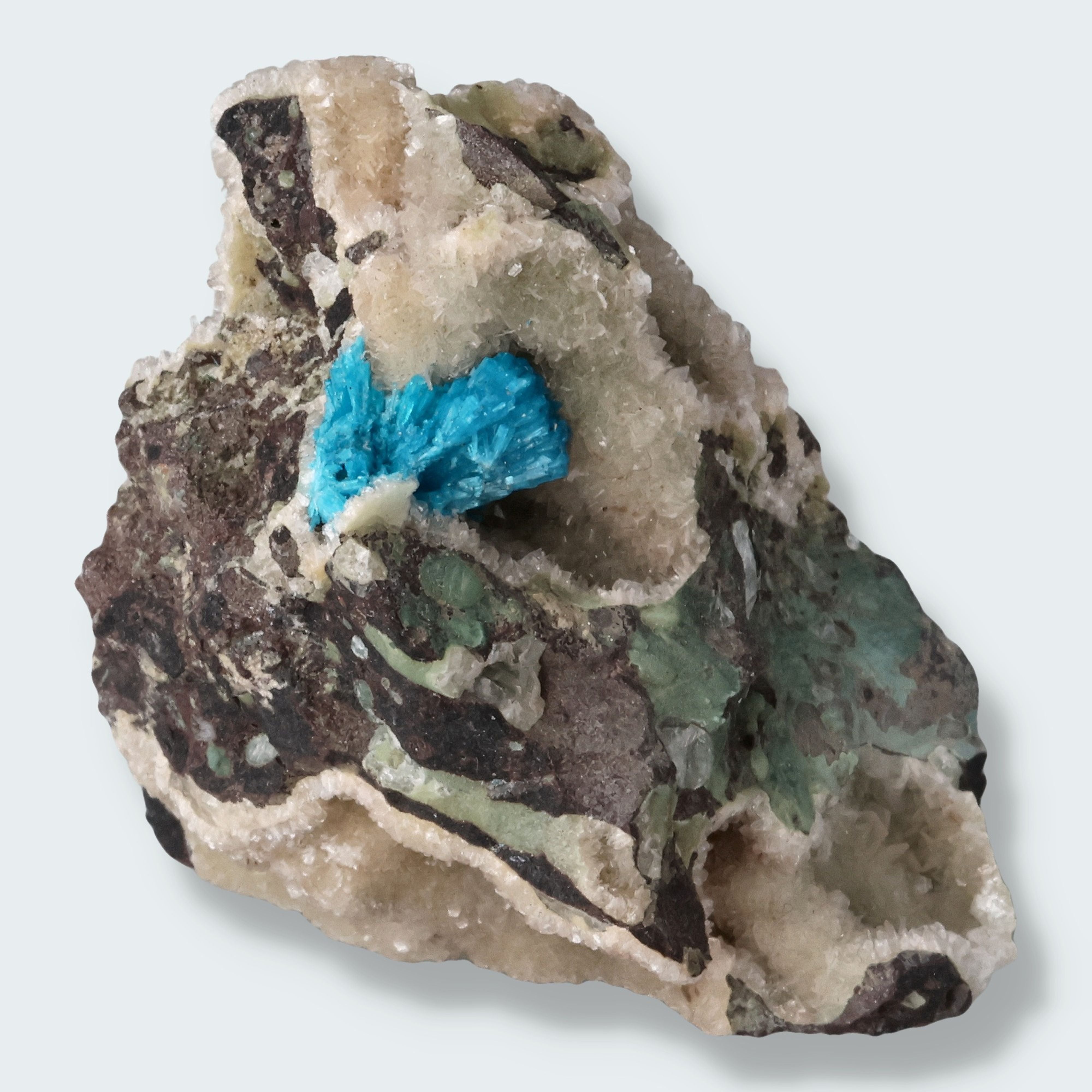 Canvansit auf Stilbit aus Poonah Indien (42g)