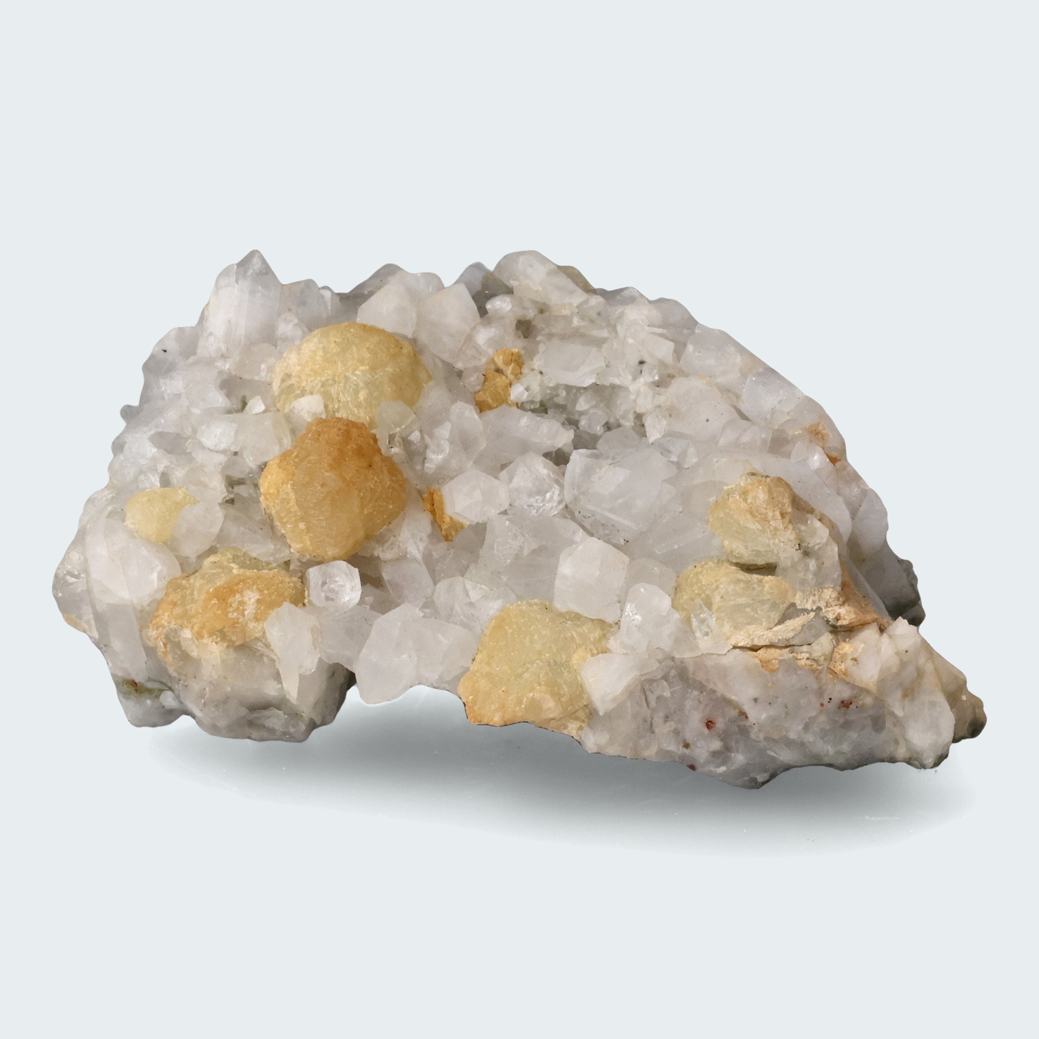 Prehnit und Eisenquarz aus Hubei, China (199g)