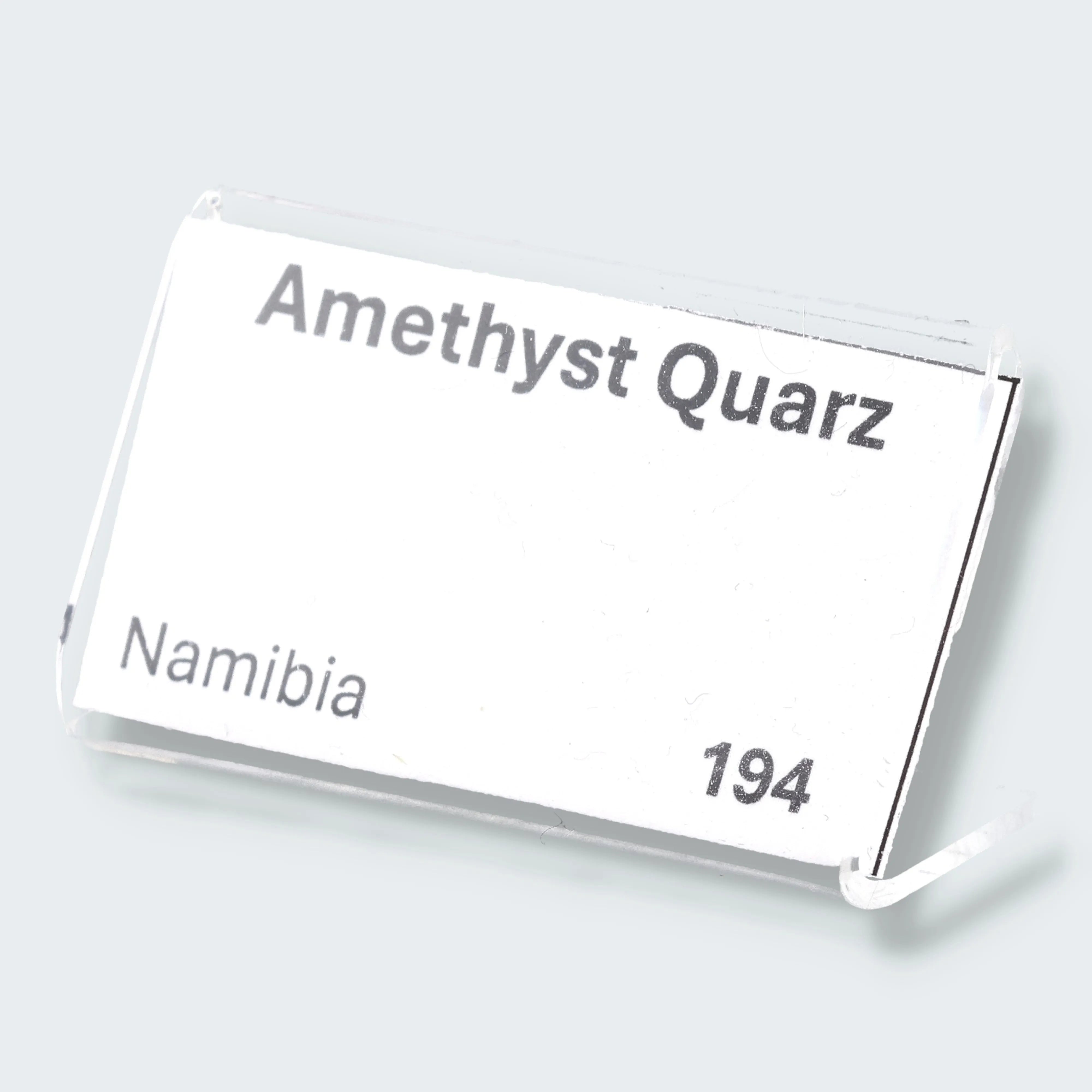 Klarer Acryl  Rahmenständer (klein) für Beschriftungen Vitrine (10 Stück)