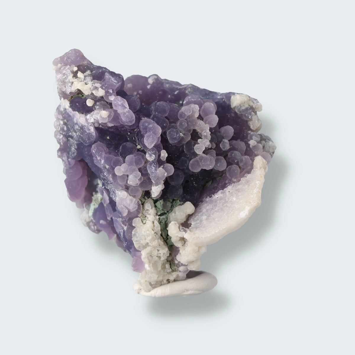 Traubenachat aus Sumatra, Indonesien, Stufe 6 × 5,5 × 6 cm