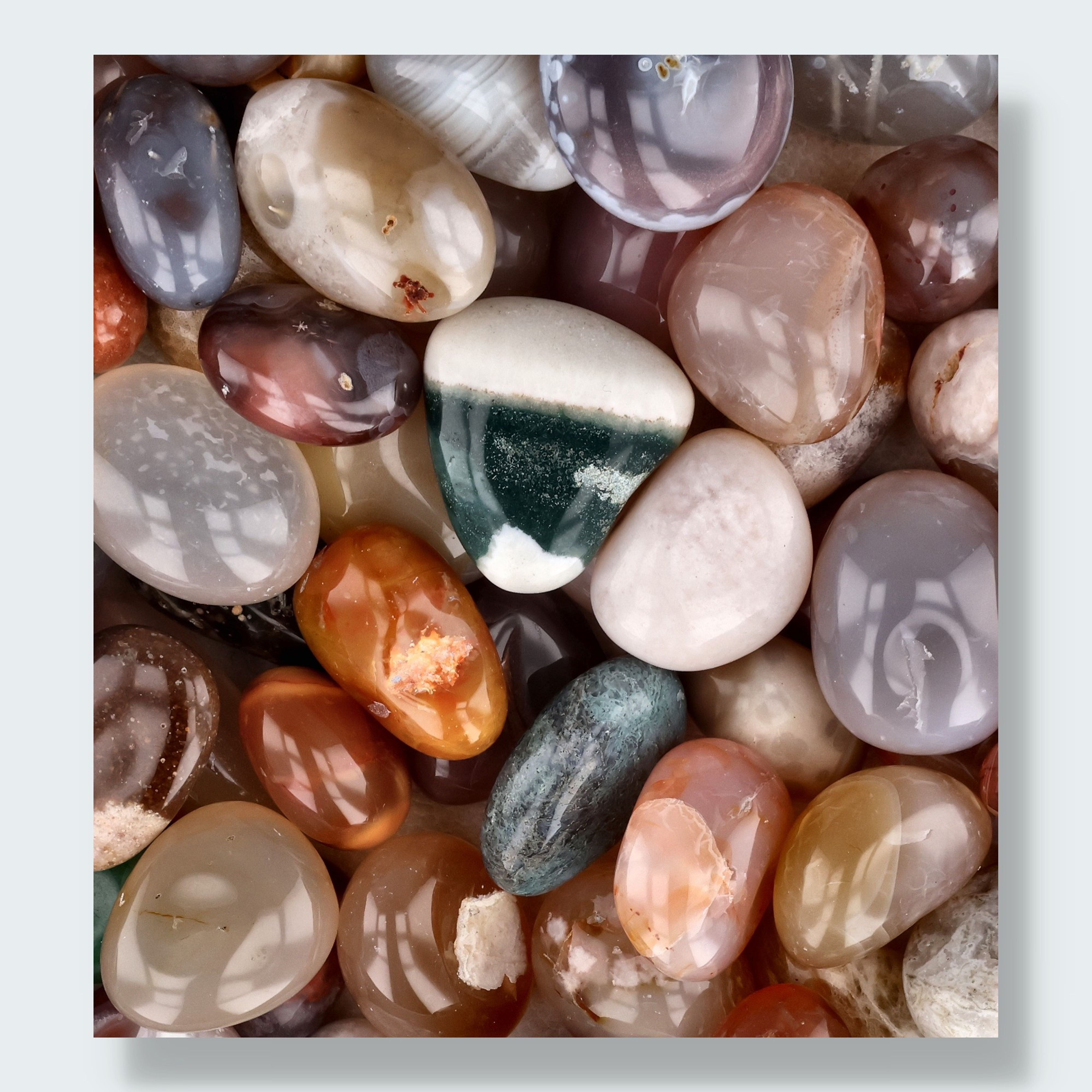 Achat Mix Trommelsteine