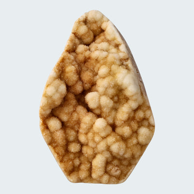 Gold-beigefarbene Calcit Druzy Freeform aus Pakistan (1152g)