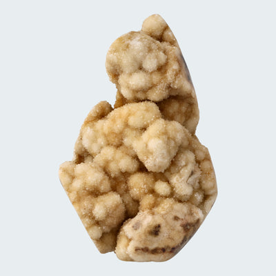 Gold-beigefarbene Calcit Druzy Freeform aus Pakistan (933g)