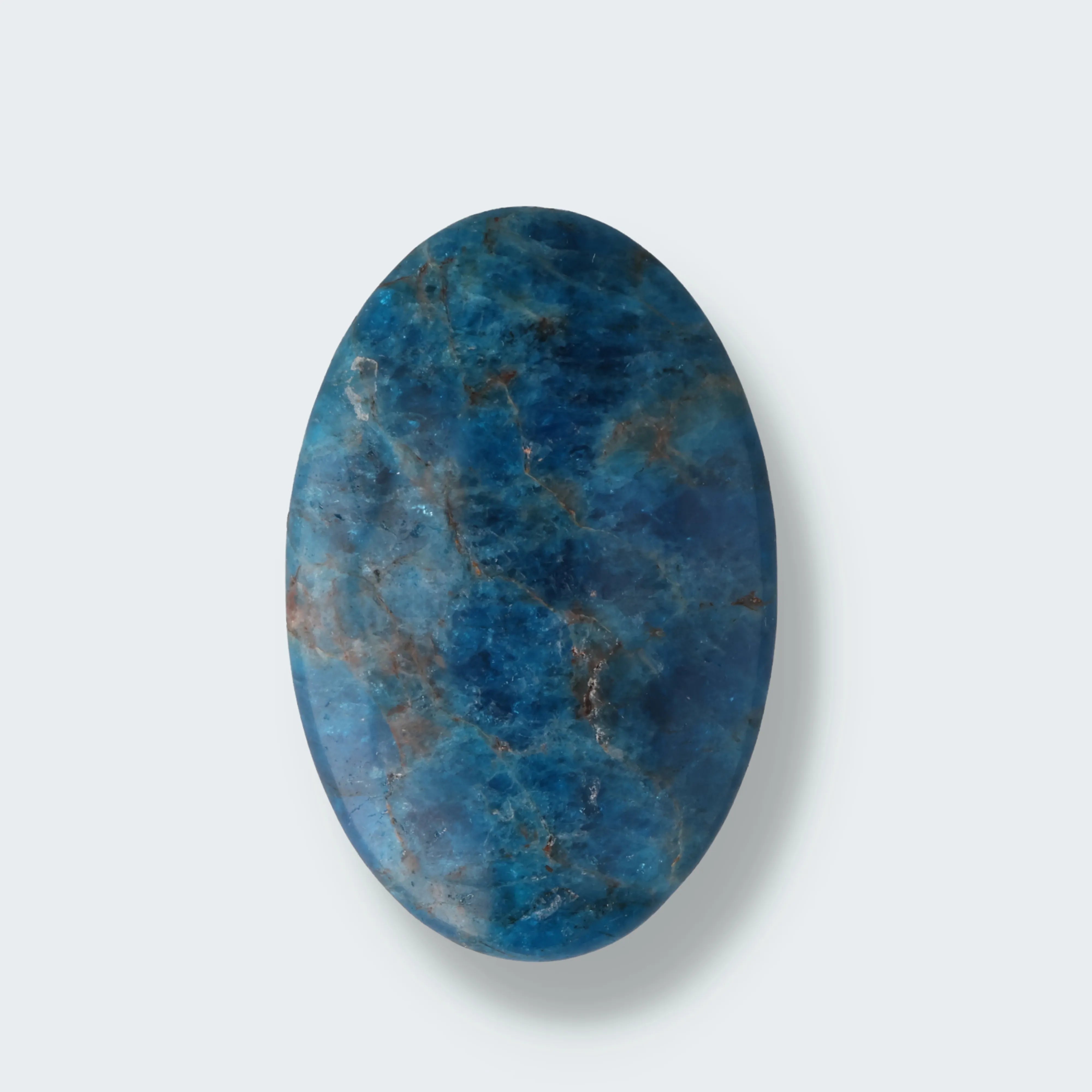 blaue Apatit Handschmeichler