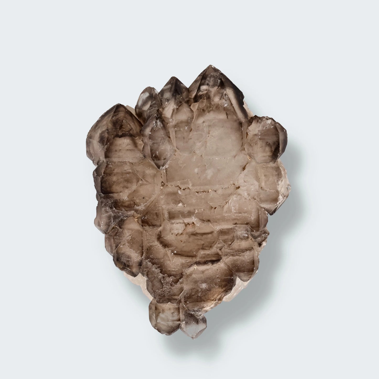 Rauchquarz Skelettquarz aus Brasilien (104g)