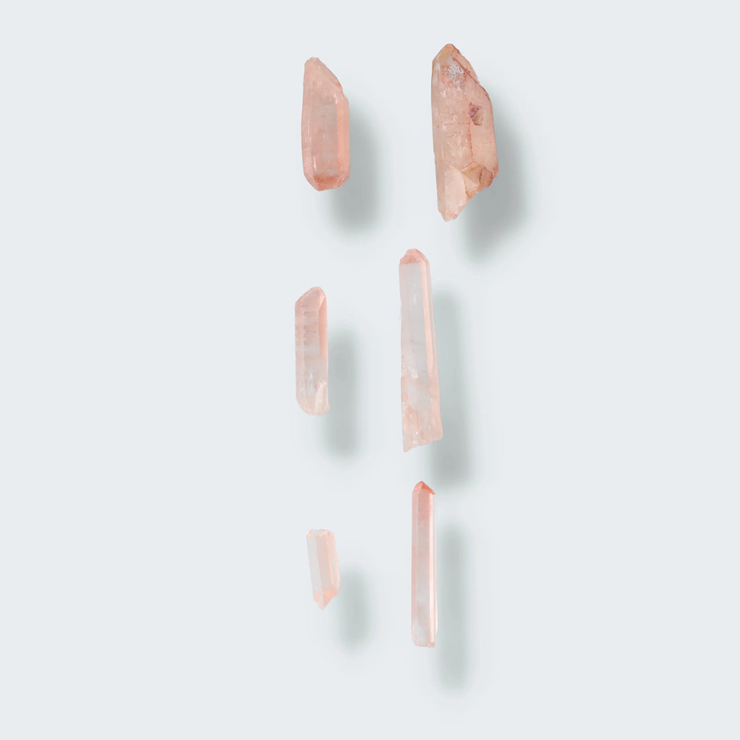 Roter Phantomquarz aus Sambia