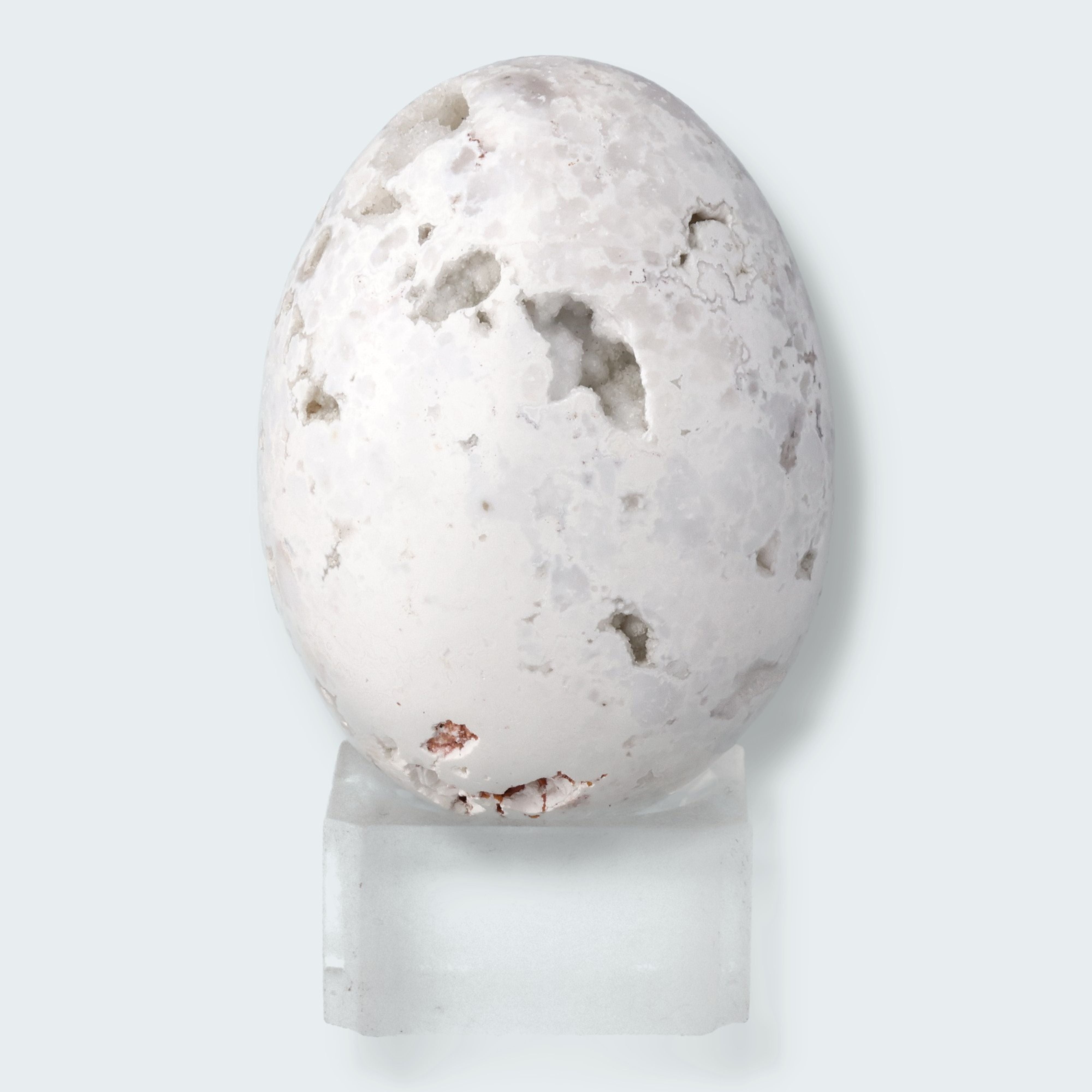 Schneeachat Ei (135 - 180g)