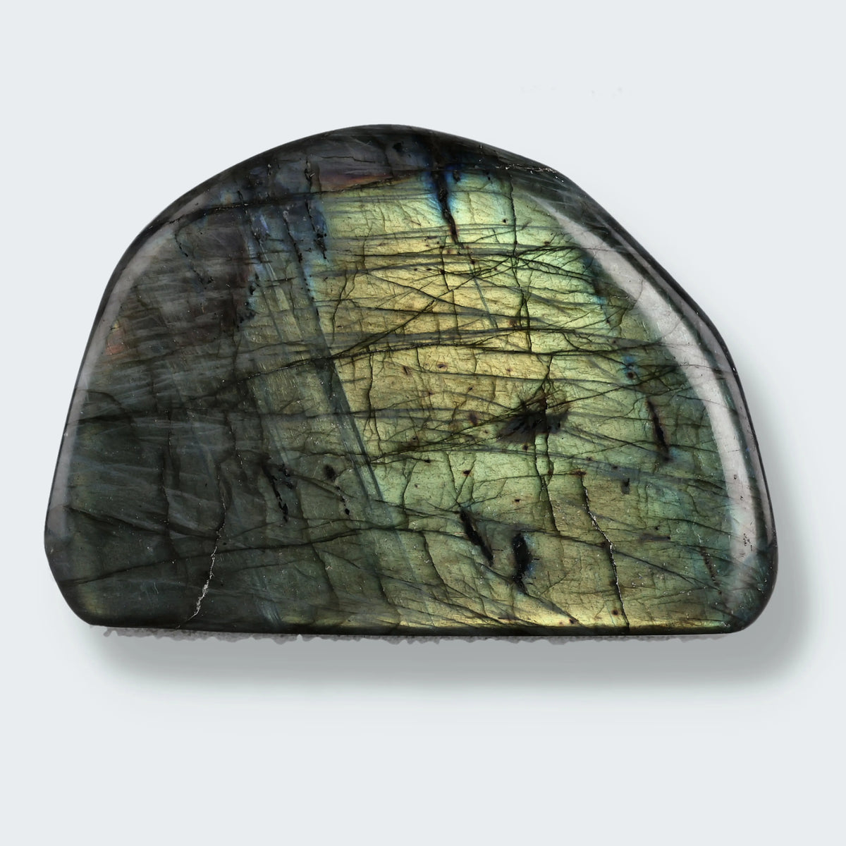 Labradorit aus Madagaskar, Stufe 13,5 × 3,5 × 9,5 cm