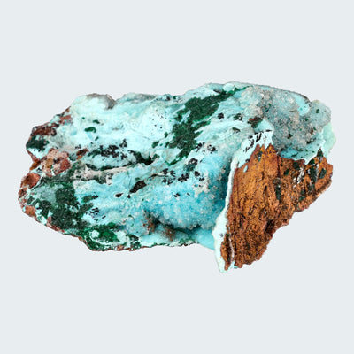 Chrysokoll Stufe aus Tenke-Fungurume, Kolwezi, Lualaba, DR Kongo (30g) - crystal paradise