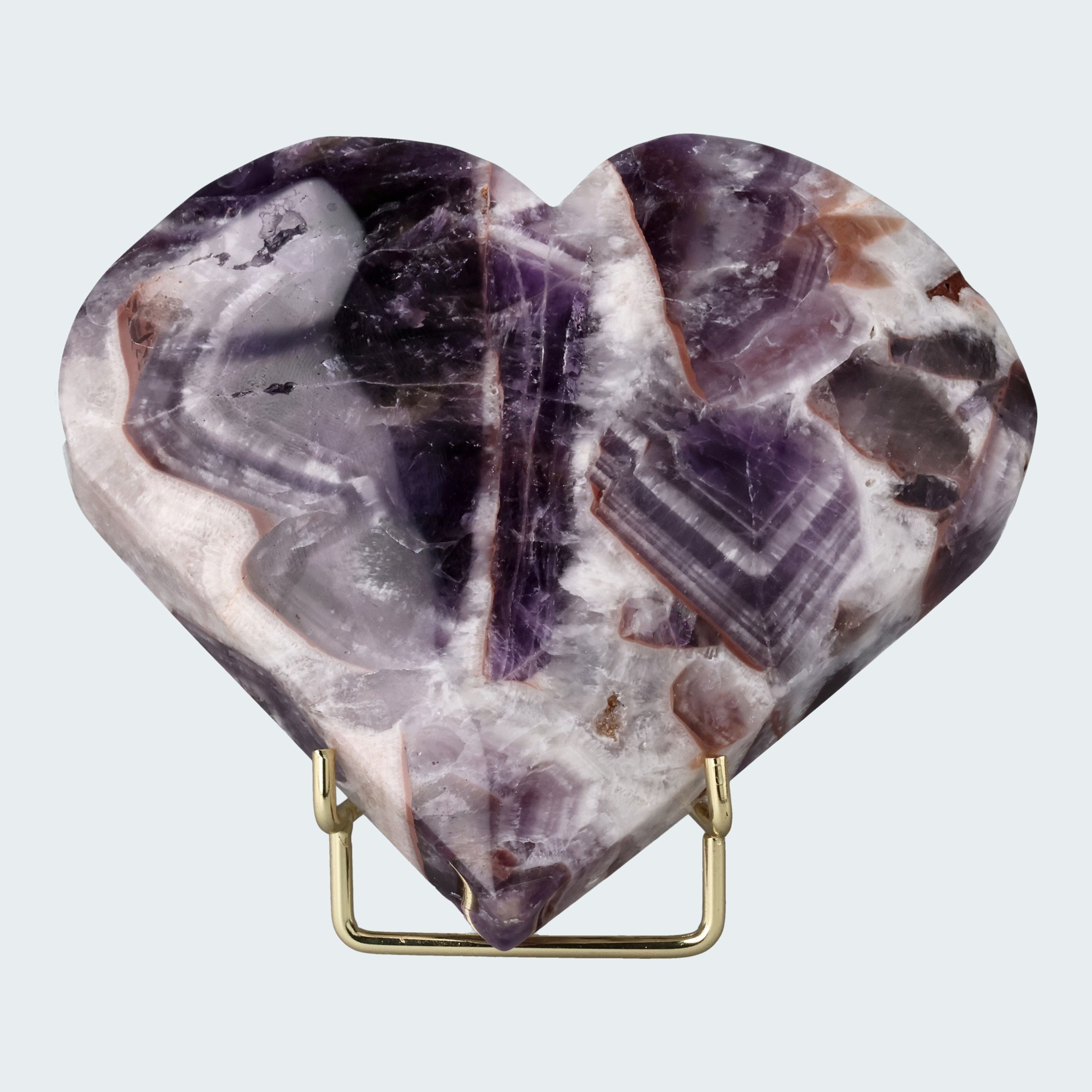 Dreamy Amethystquarz Herz aus Sambia (710g)