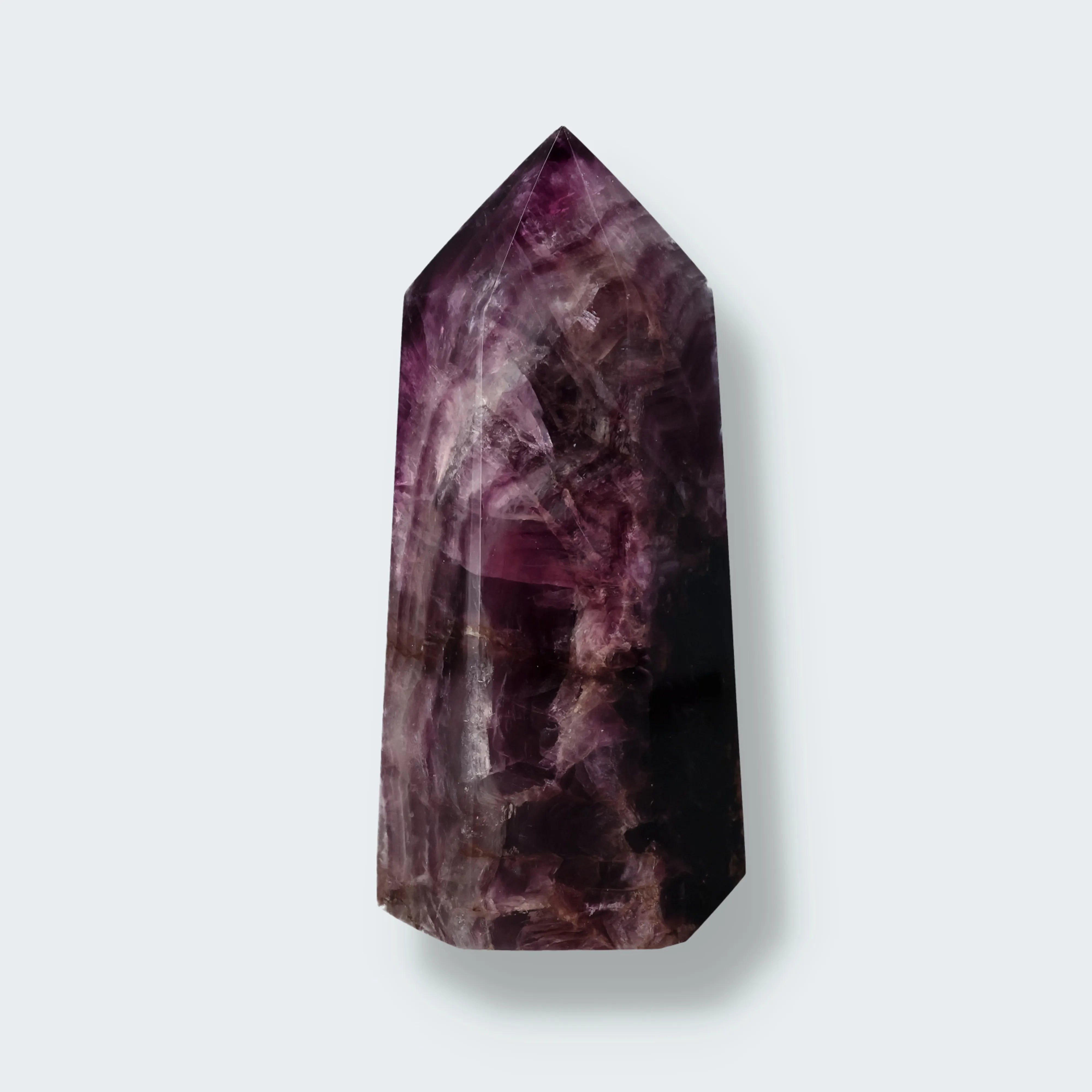 Violetter Fluorit Obelisk aus der inneren Mongolei (683g)