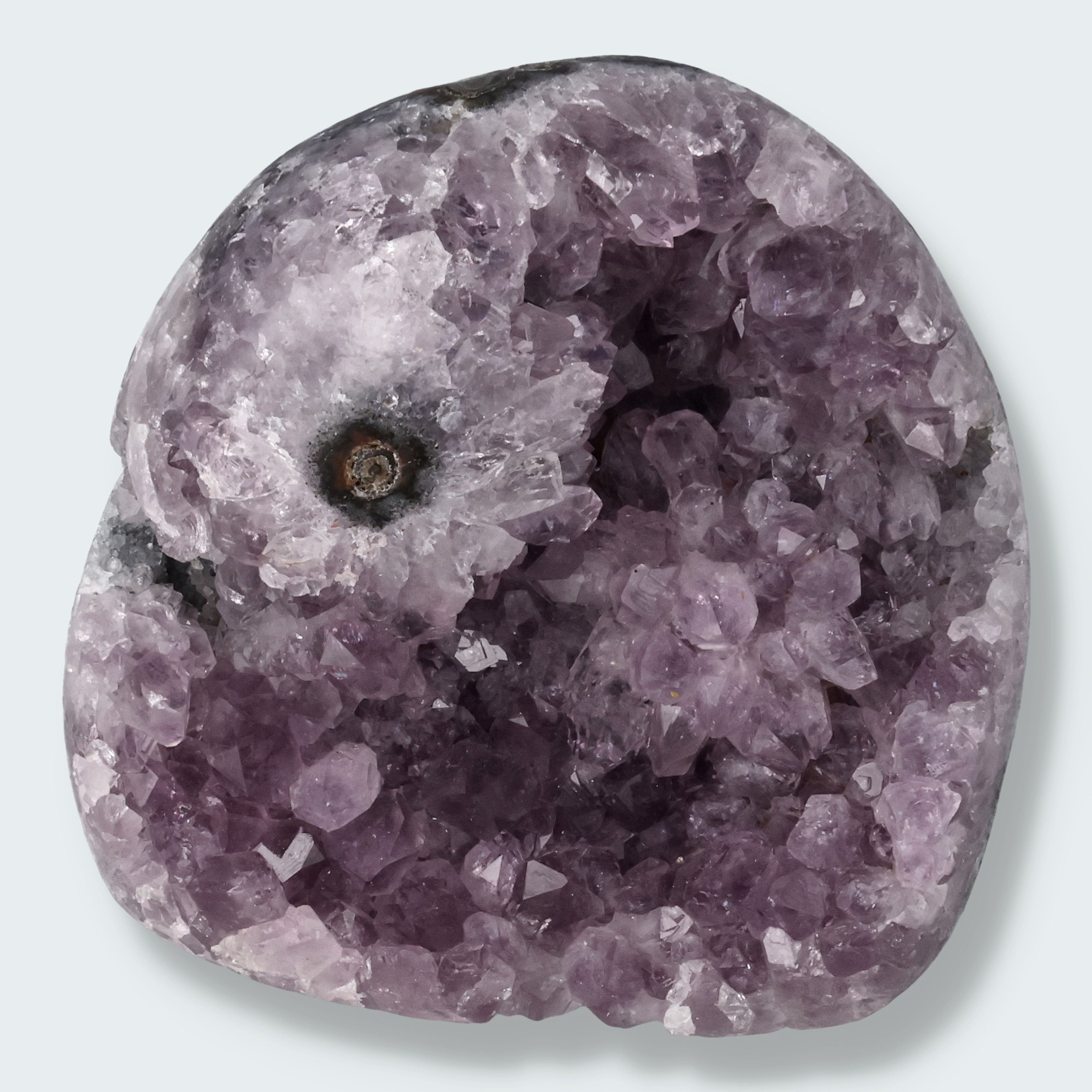 Achatisierter Amethyst Druse aus Uruguay (308g)