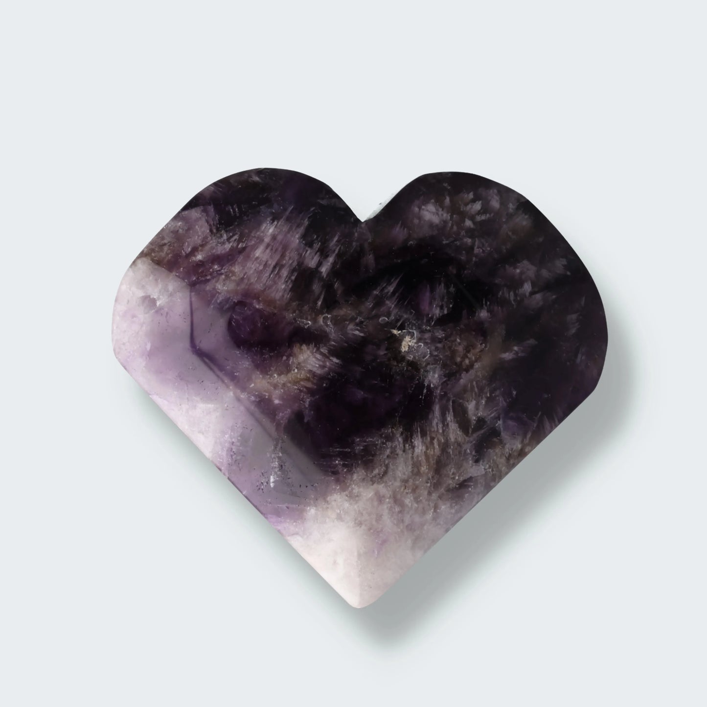 Dreamy Amethystquarz Herz aus Sambia (324g)