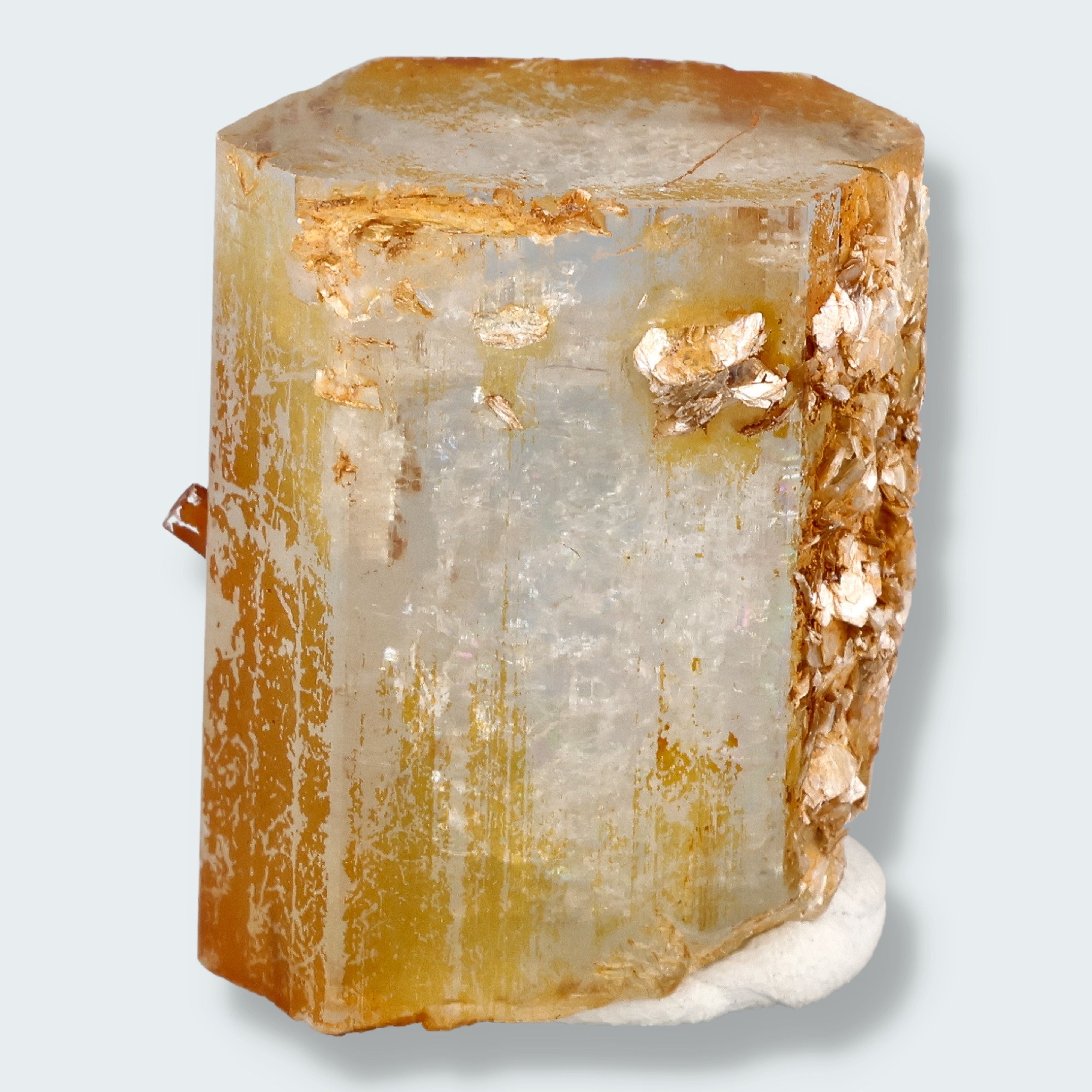 Aquamarin Kristall auf Feldspat aus Pakistan (31g)