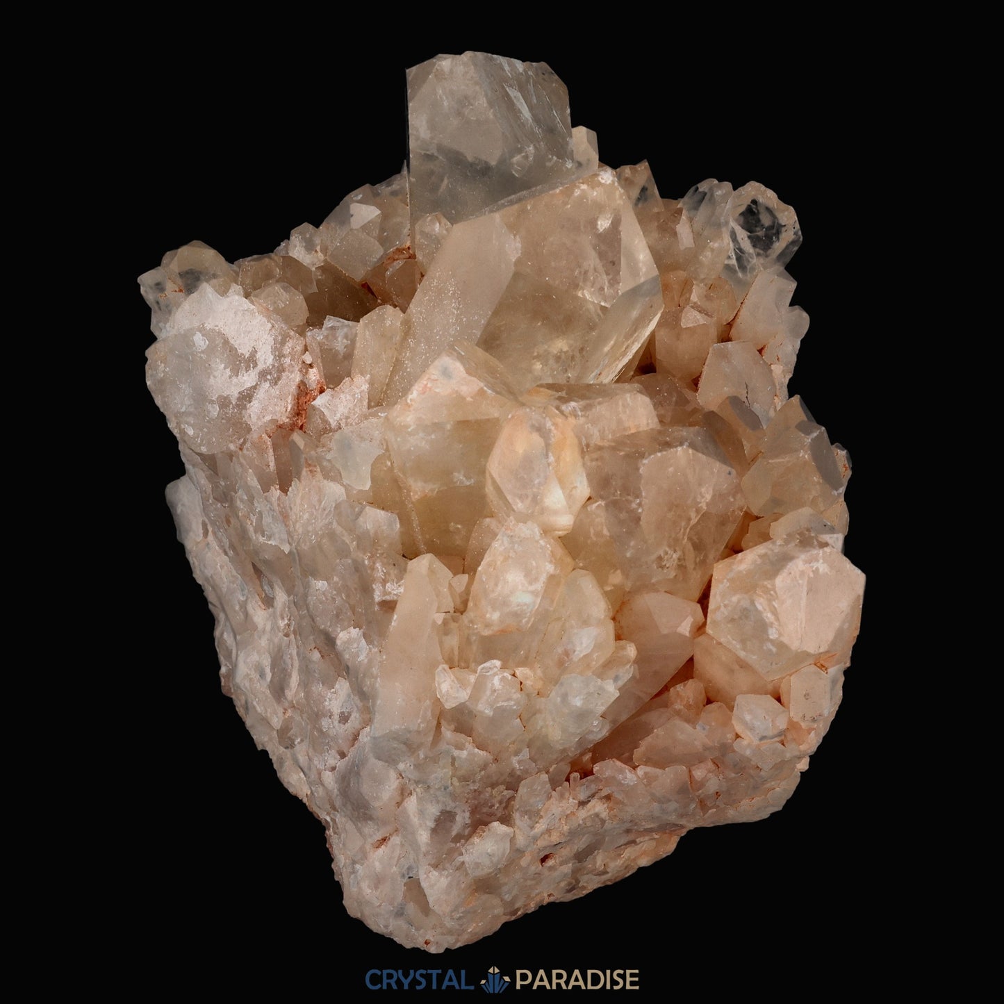 Citrin Handstufe aus Kunduluni, Kongo (703g) - unbehandelt - crystal paradise