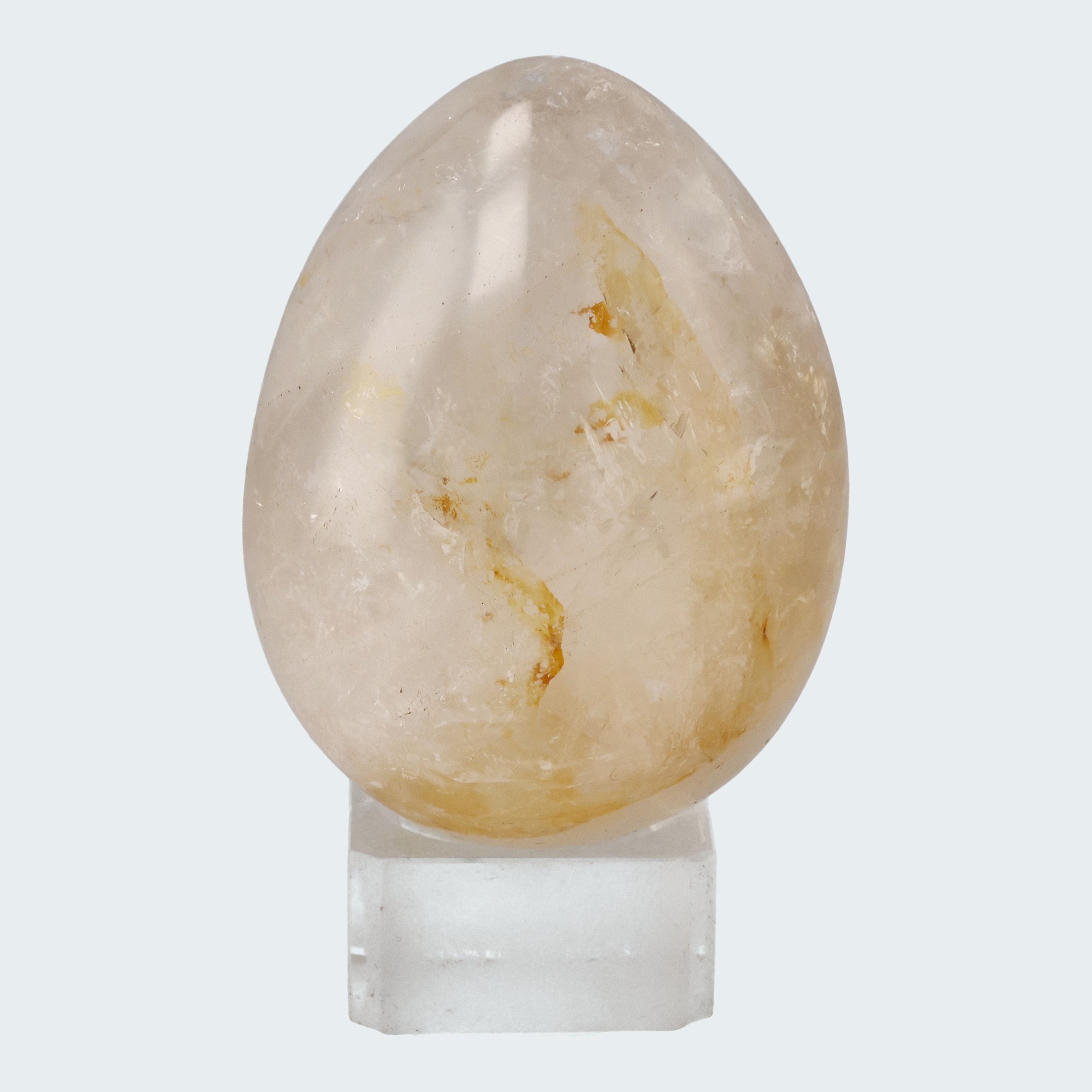 Golden Healer Eier (Quarz mit Eisenoxid Einschlüssen) aus Brasilien