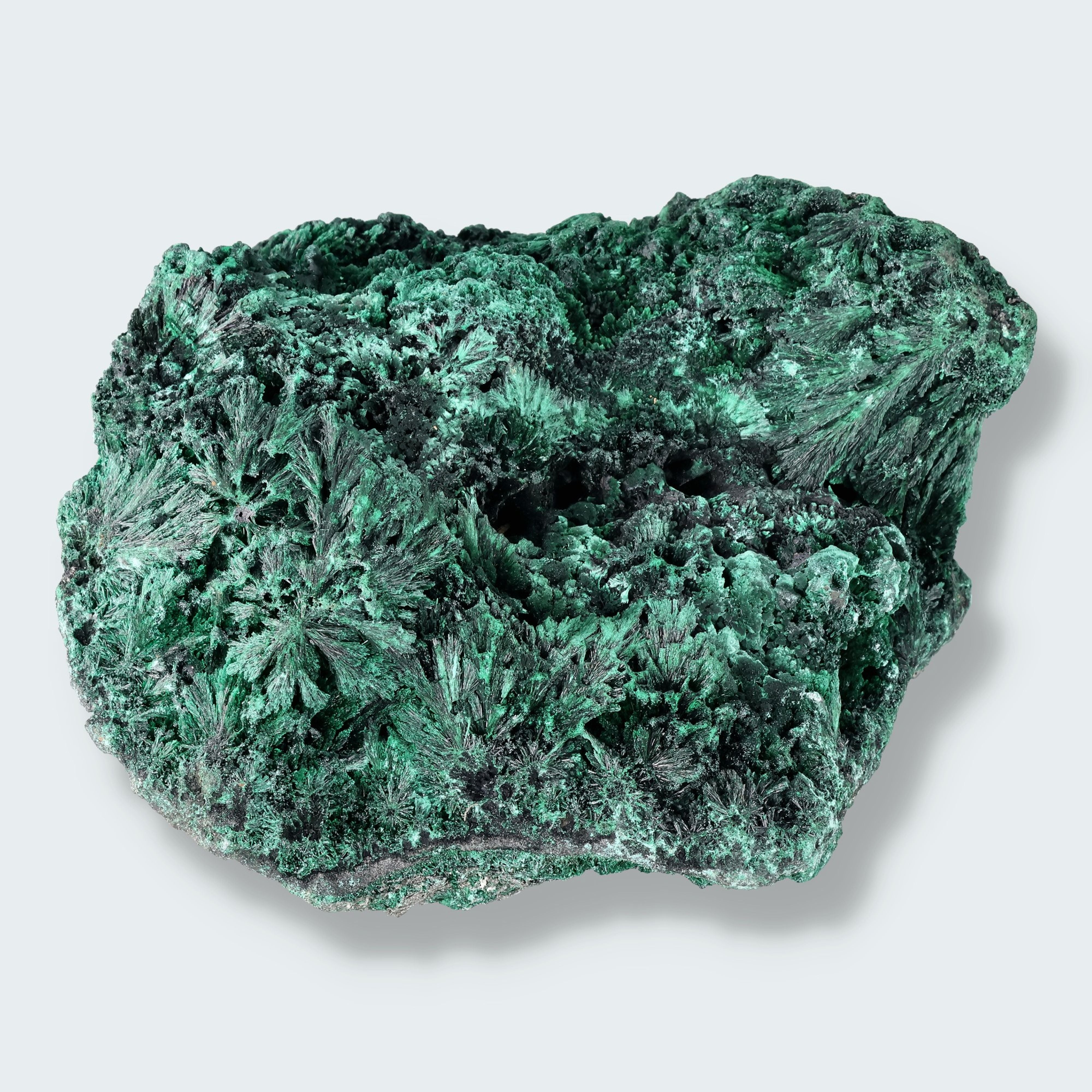 Malachit (fibrös) Großstufe aus dem Kongo (1790g)