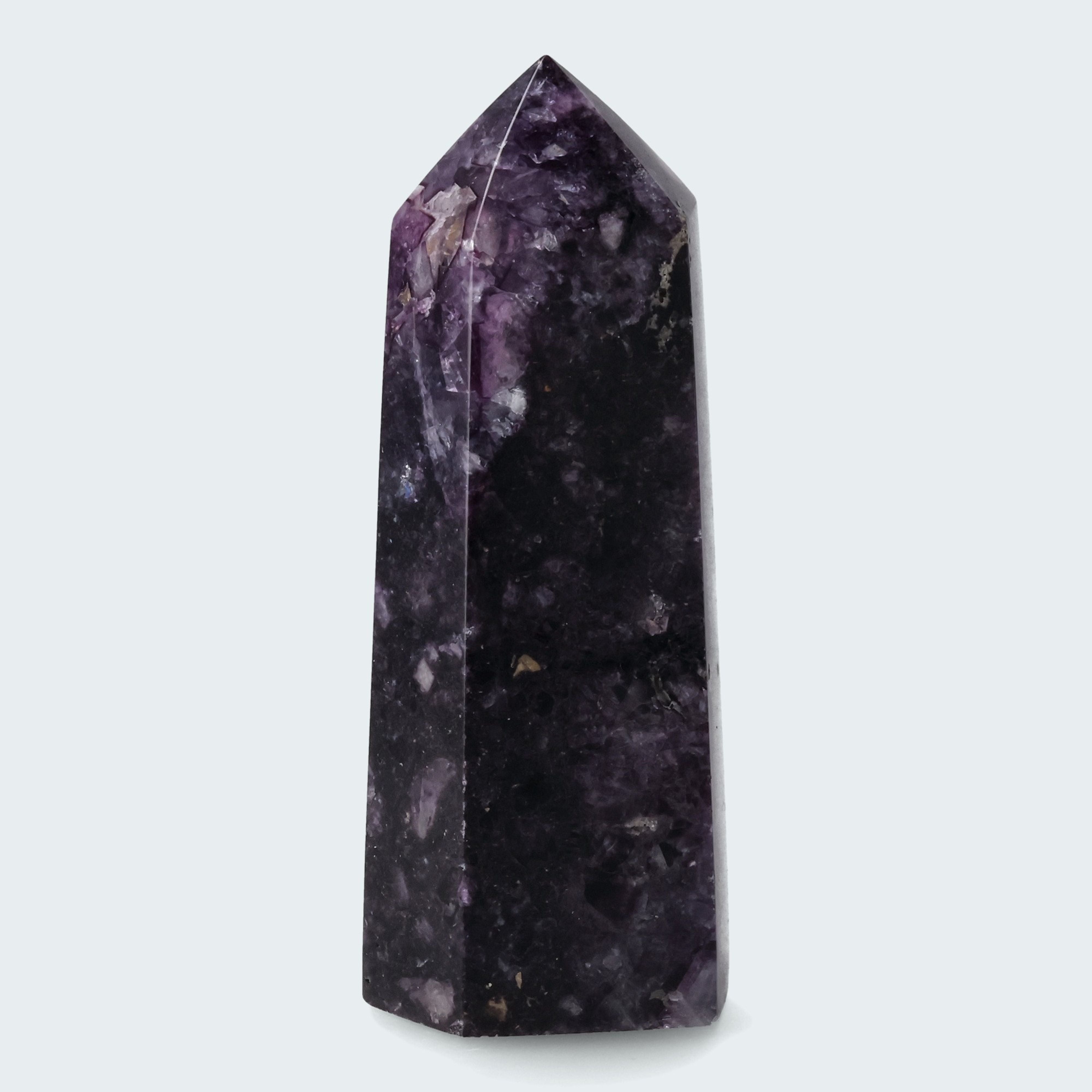 Violetter Fluorit Obelisk aus der inneren Mongolei (599g)