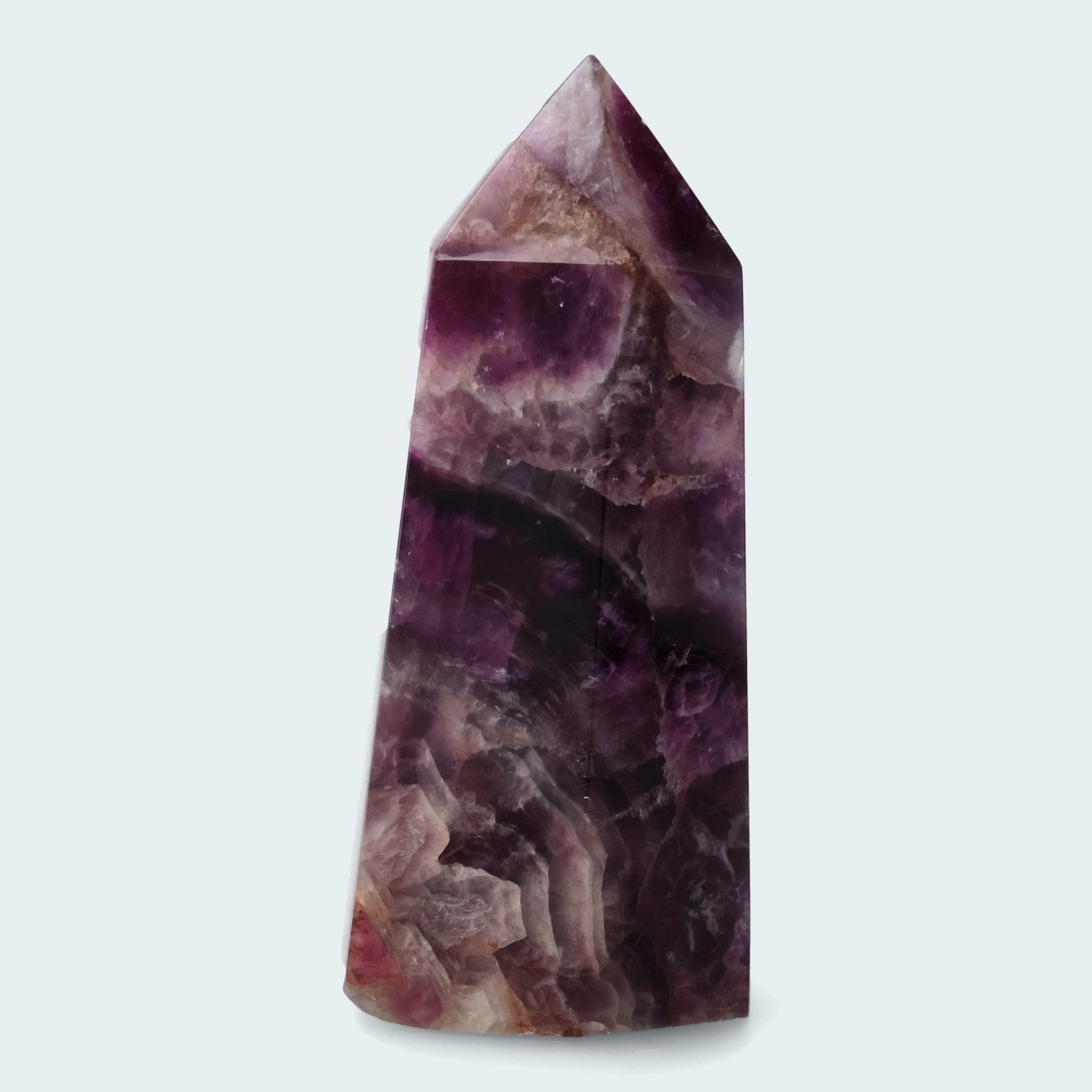 Violetter Fluorit Obelisk aus der inneren Mongolei (712g)