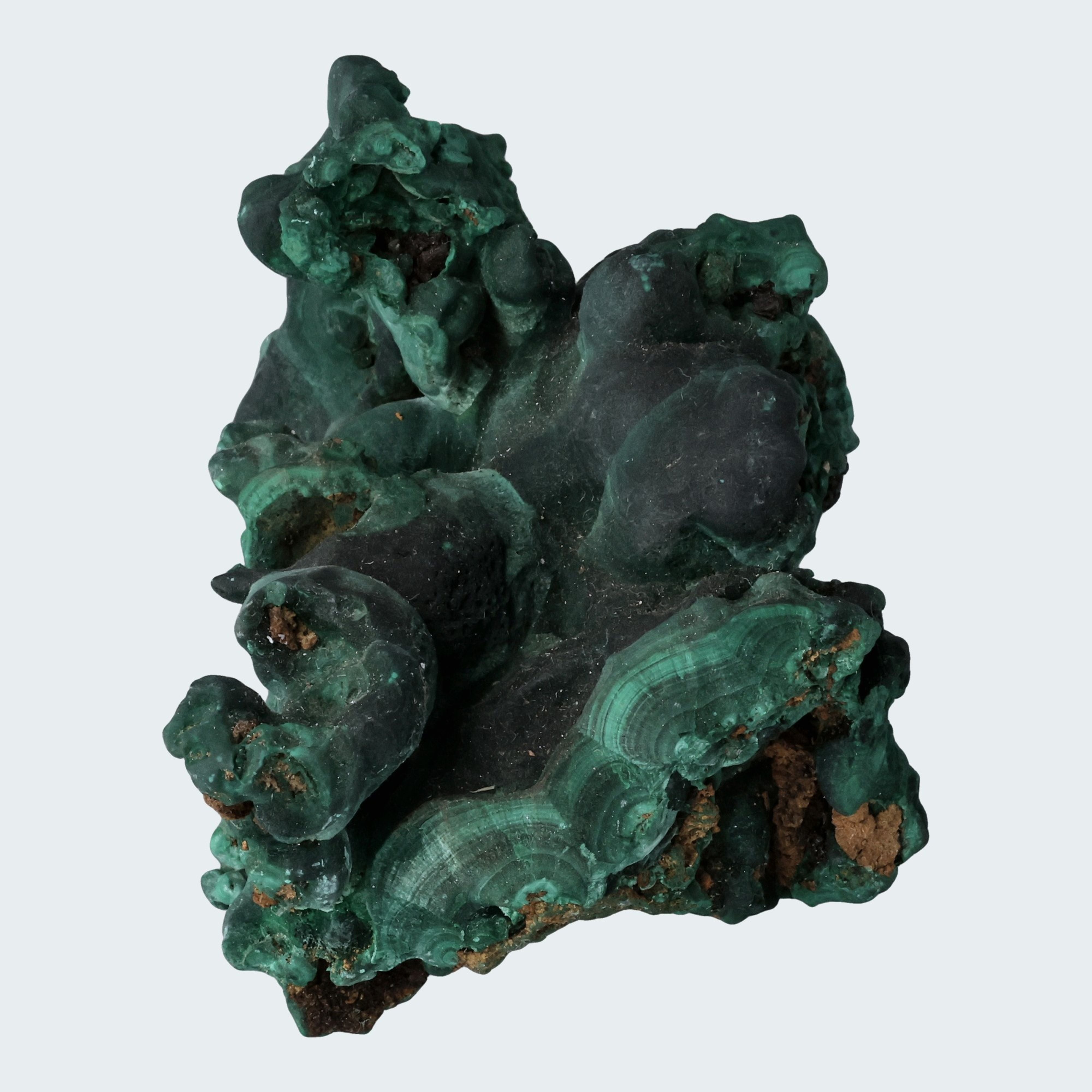 Velvet Malachit Stufe aus der Tantara Mine, Kongo (281g)