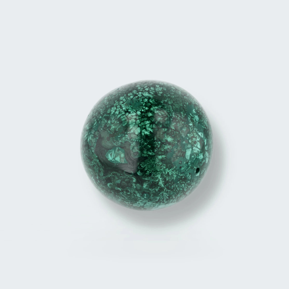Malachit aus Mindigi Mine, Kambove, Katanga, Demokratische Republik Kongo, Stufe Durchmesser 9,5 cm