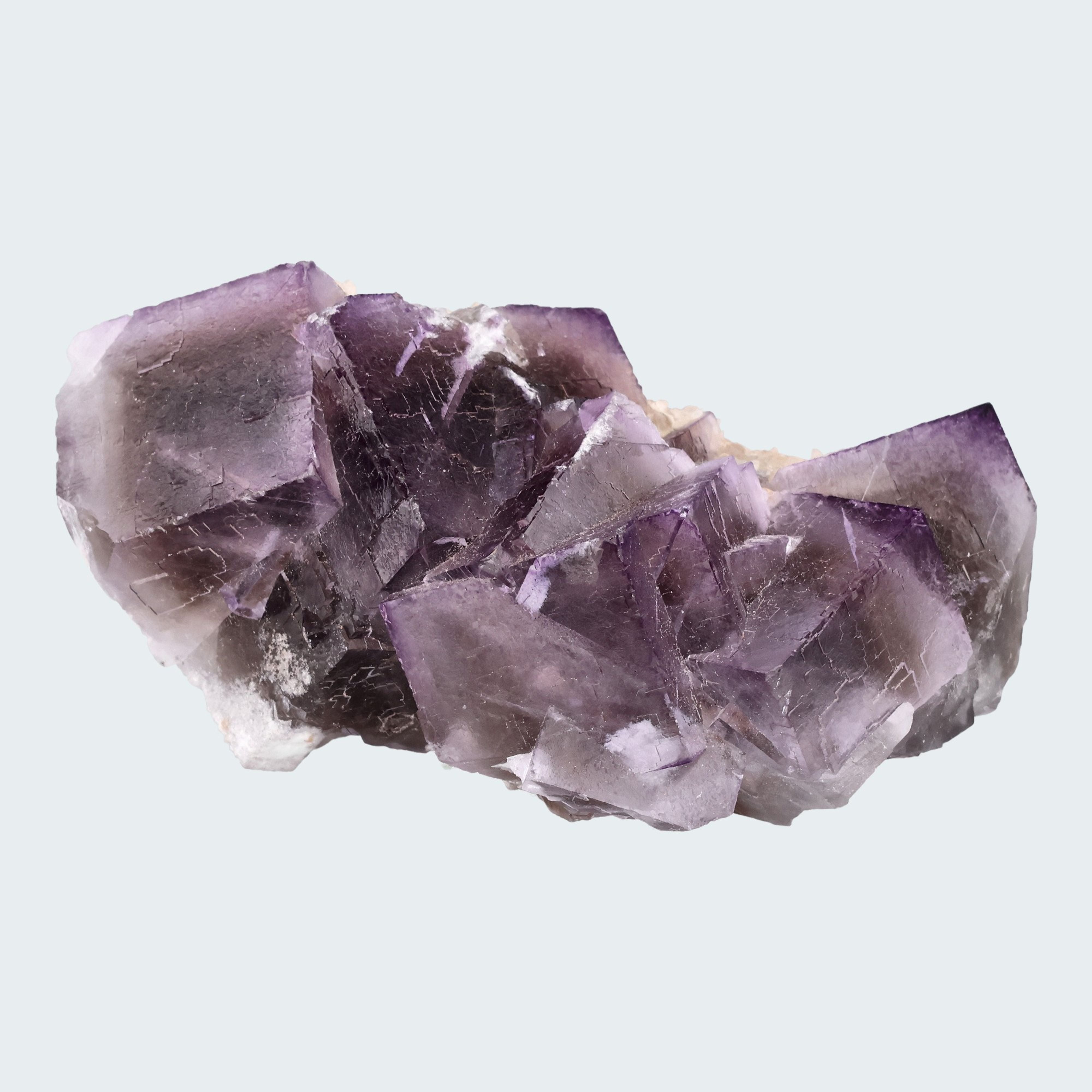 Fluorit Handstufe aus Baluchistan Pakistan (217g) mit Phantom