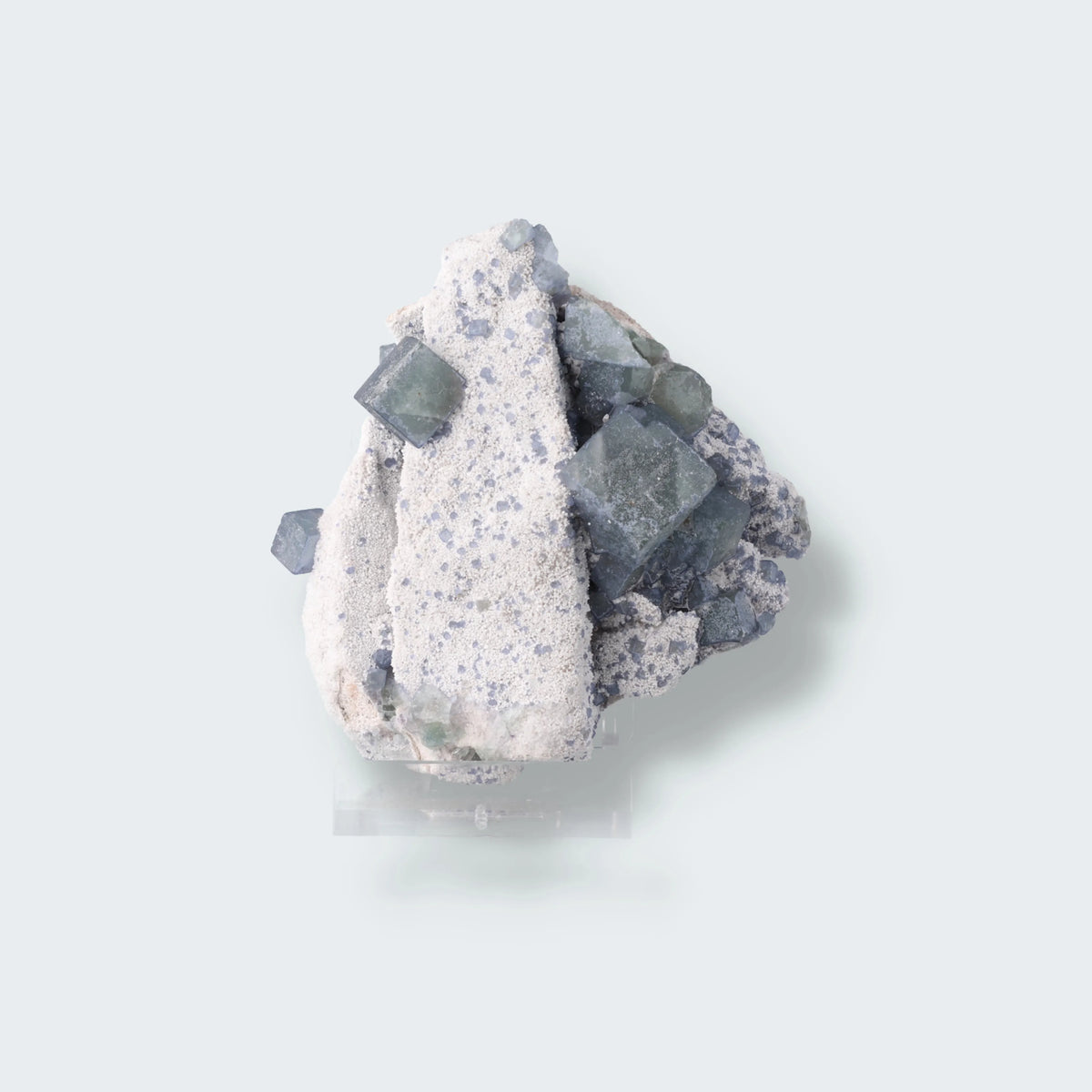 Fluorit aus Innere Mongolei, China, Stufe 7,5 × 7,5 × 4,0 cm