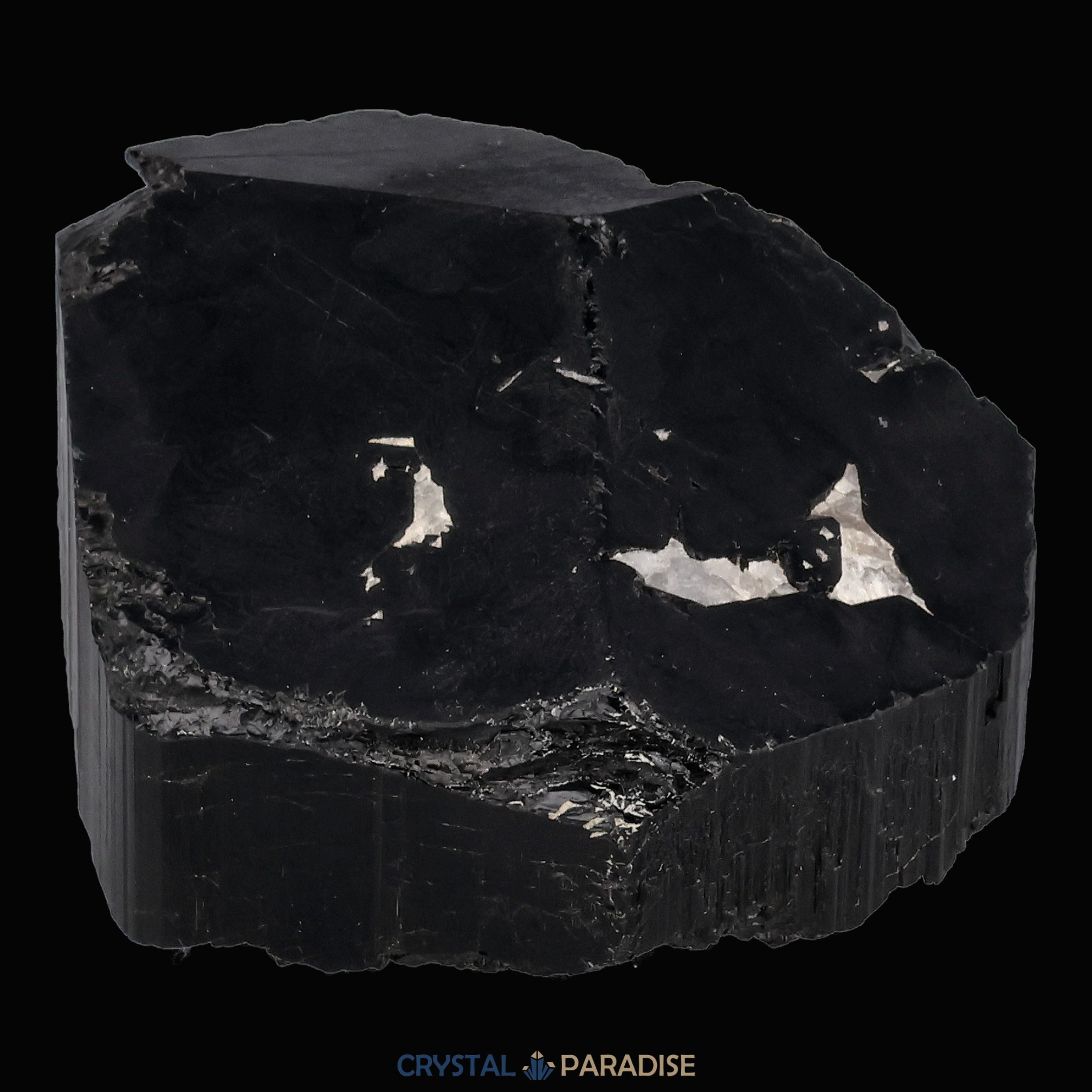 Schwarzer Schörl Turmalin aus Brasilien (184g) - crystal paradise
