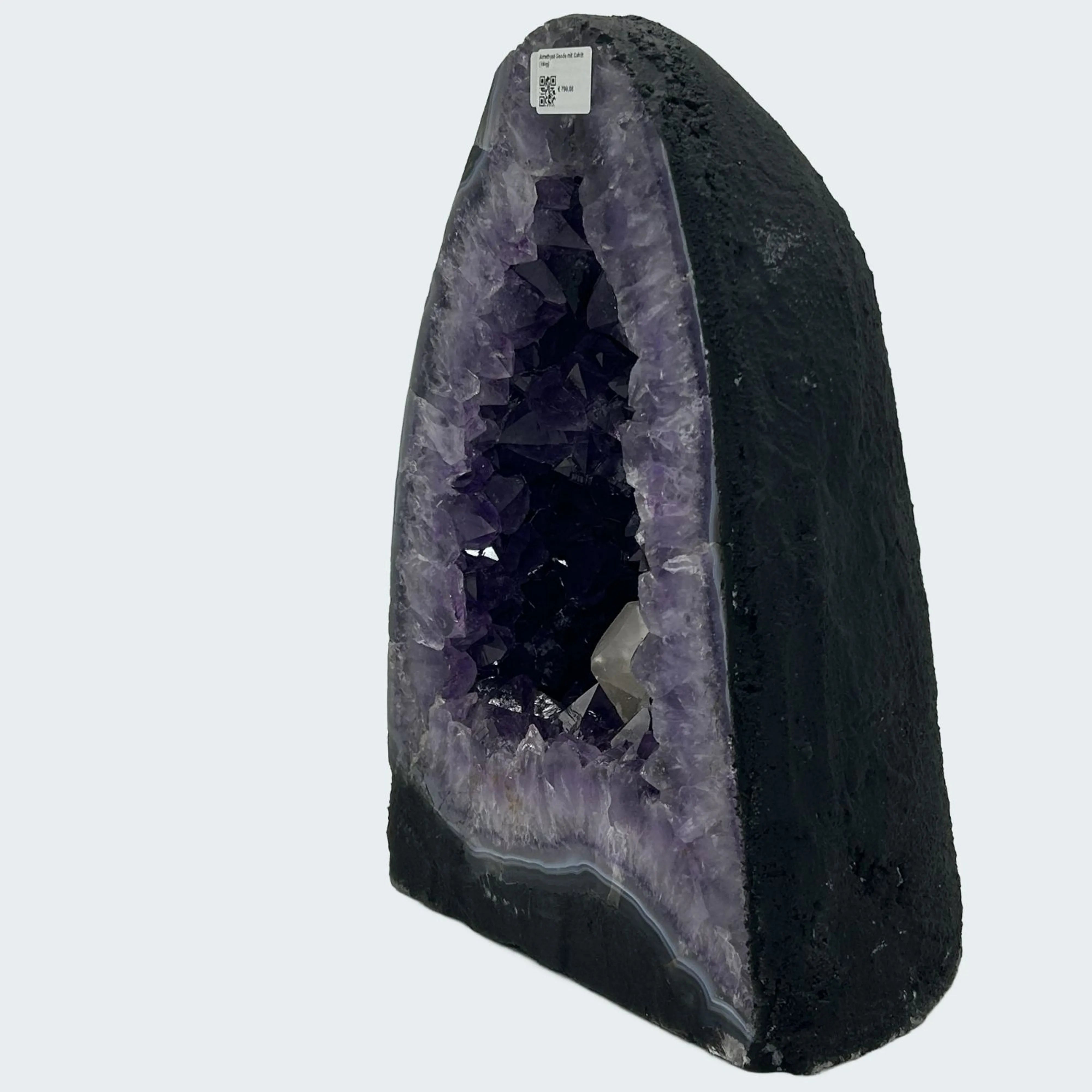 Amethyst Geode mit Calcit (16kg)