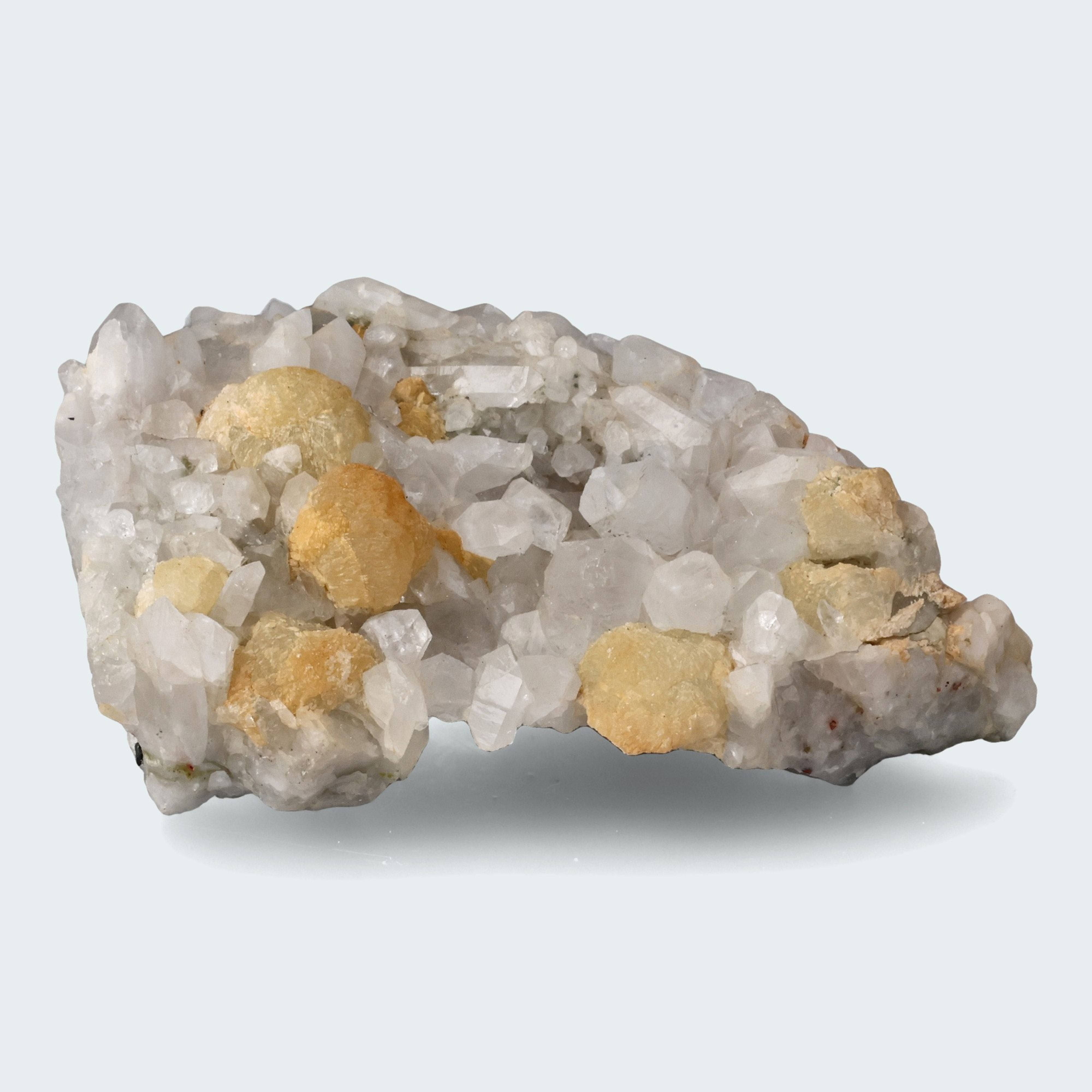 Prehnit und Eisenquarz aus Hubei, China (199g)