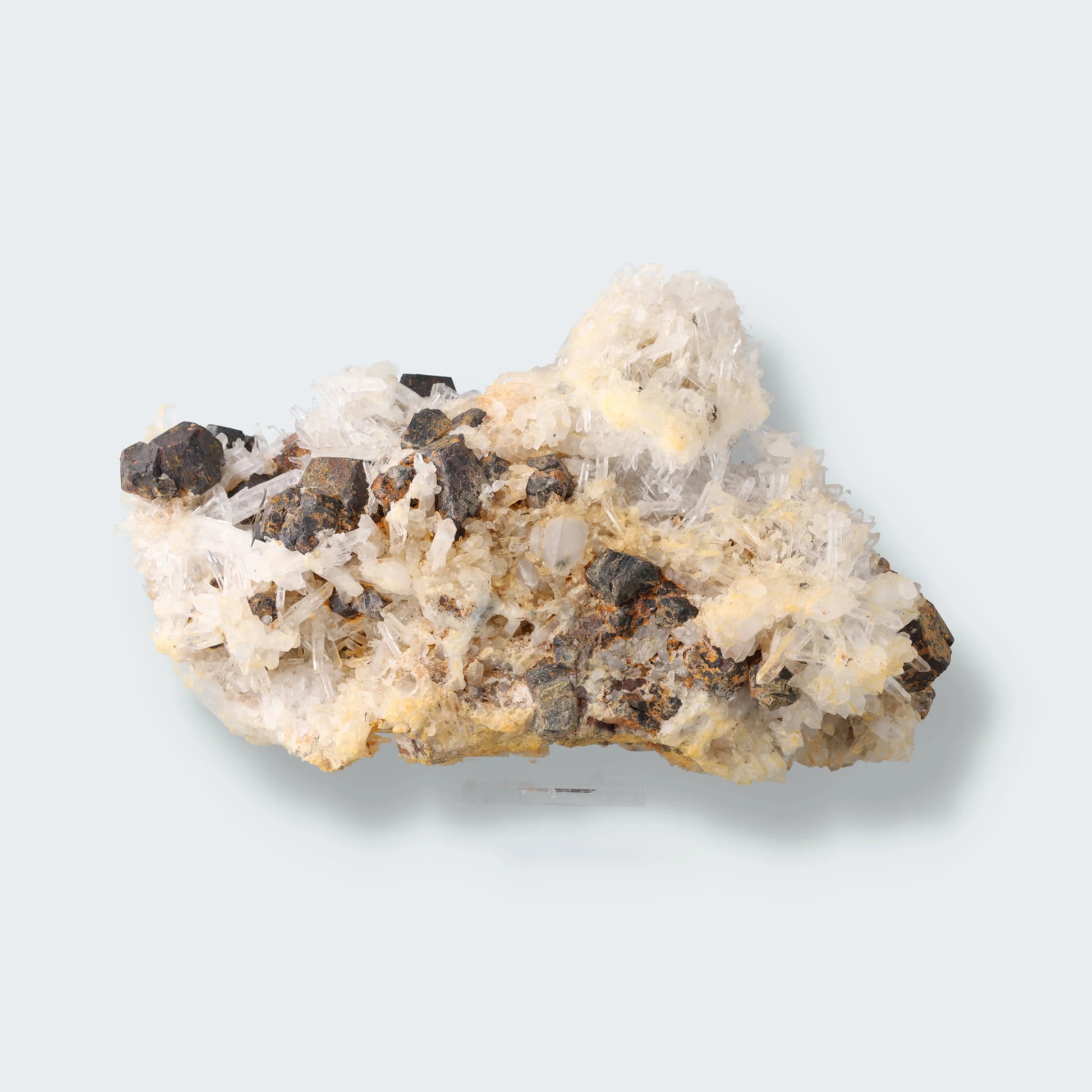 Granat mit Bergkristall Innere Mongolei (1455g)