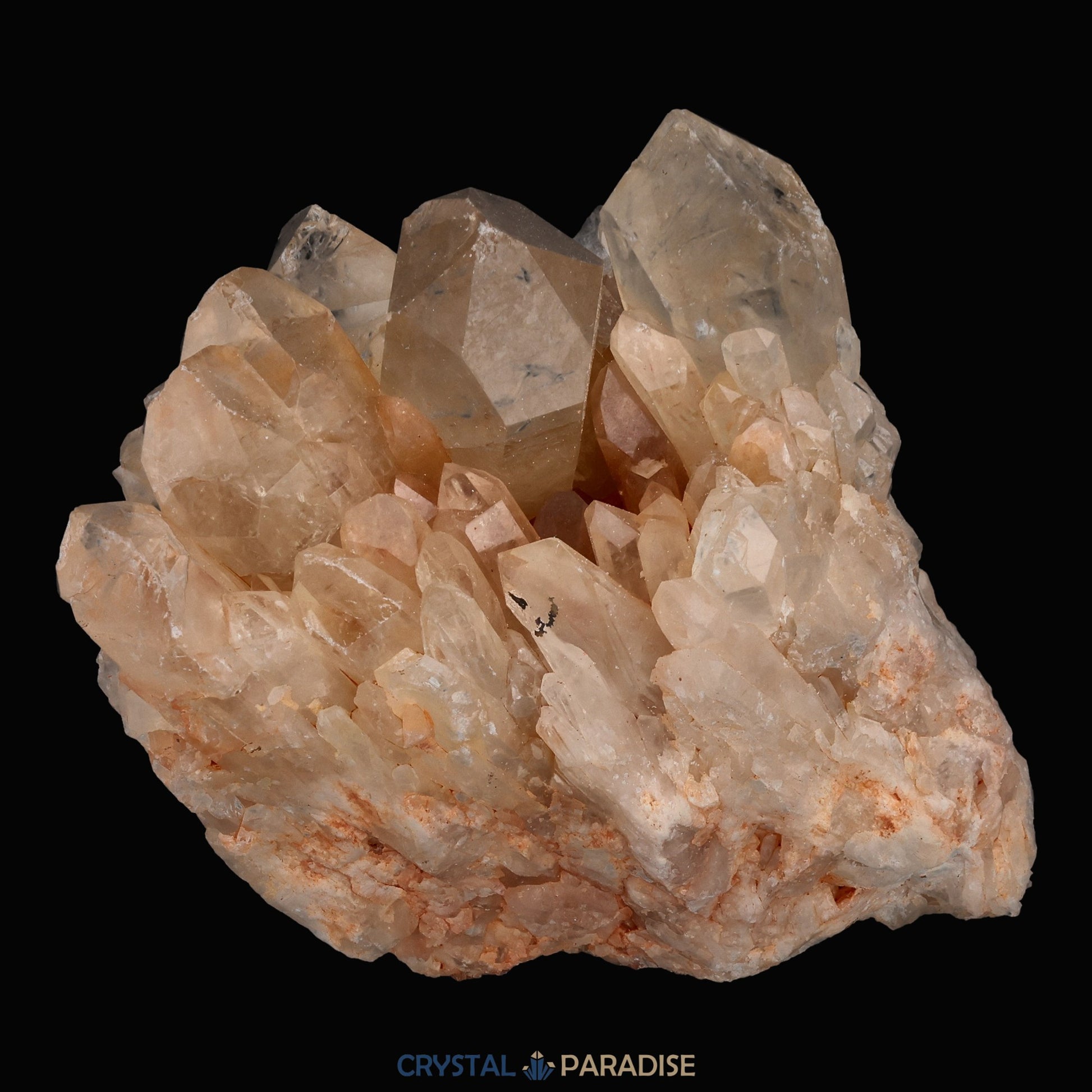 Citrin Handstufe aus Kunduluni, Kongo (703g) - unbehandelt - crystal paradise