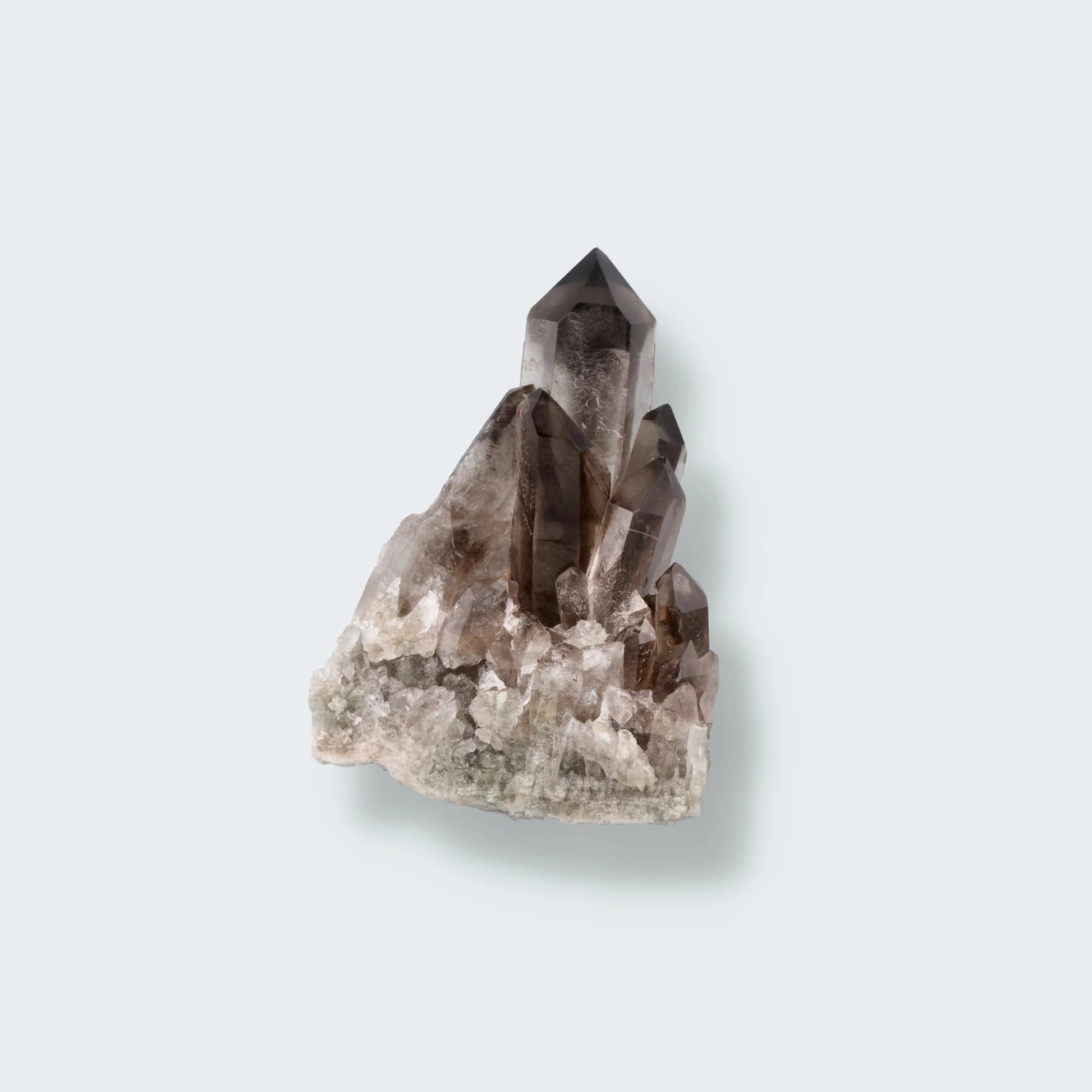 Rauchquarz Handstufe aus Brasilien (130g) - bestrahlt