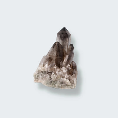 Rauchquarz Handstufe aus Brasilien (130g) - bestrahlt