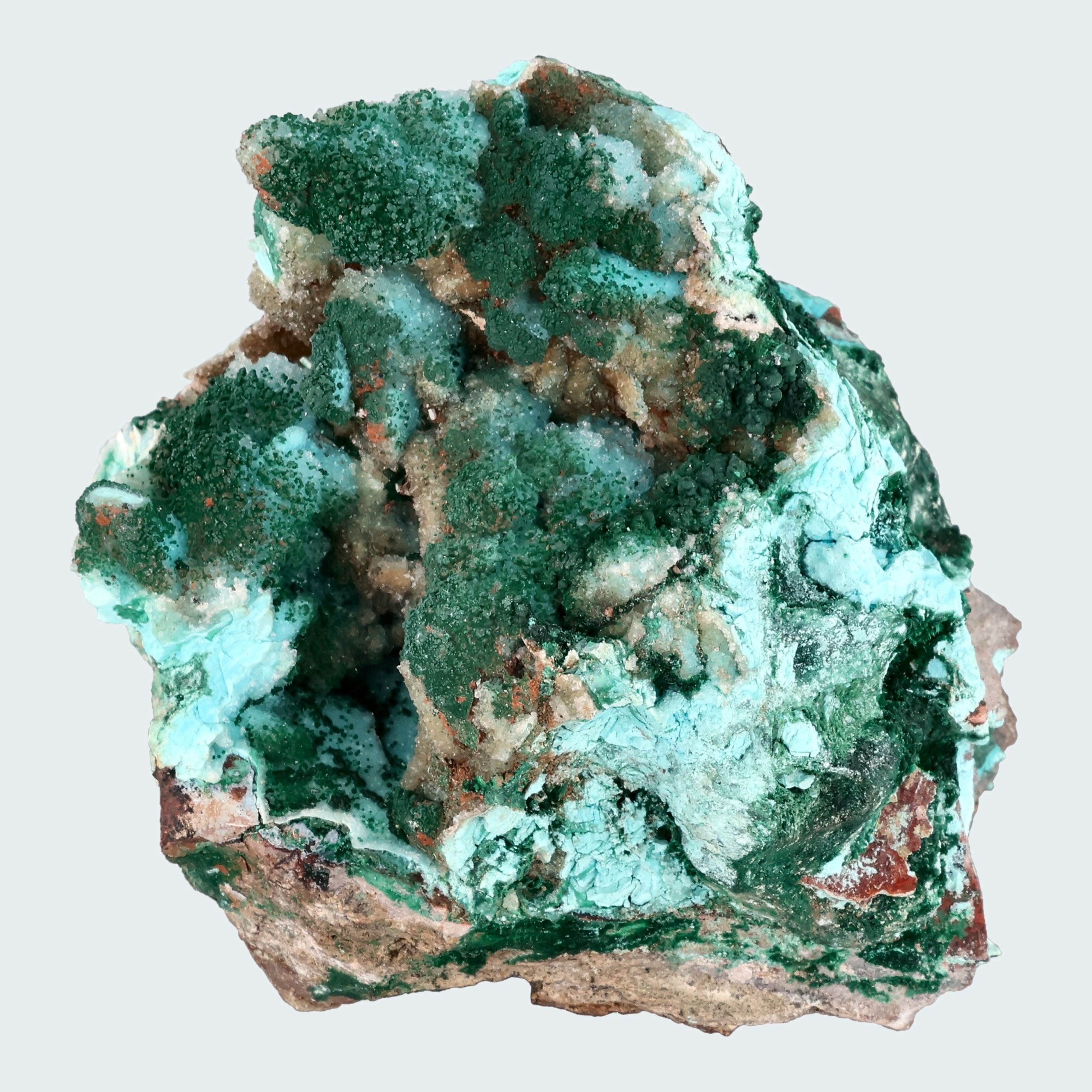 Chrysokoll Stufe aus Tenke-Fungurume, Kolwezi, Lualaba, DR Kongo (656g)