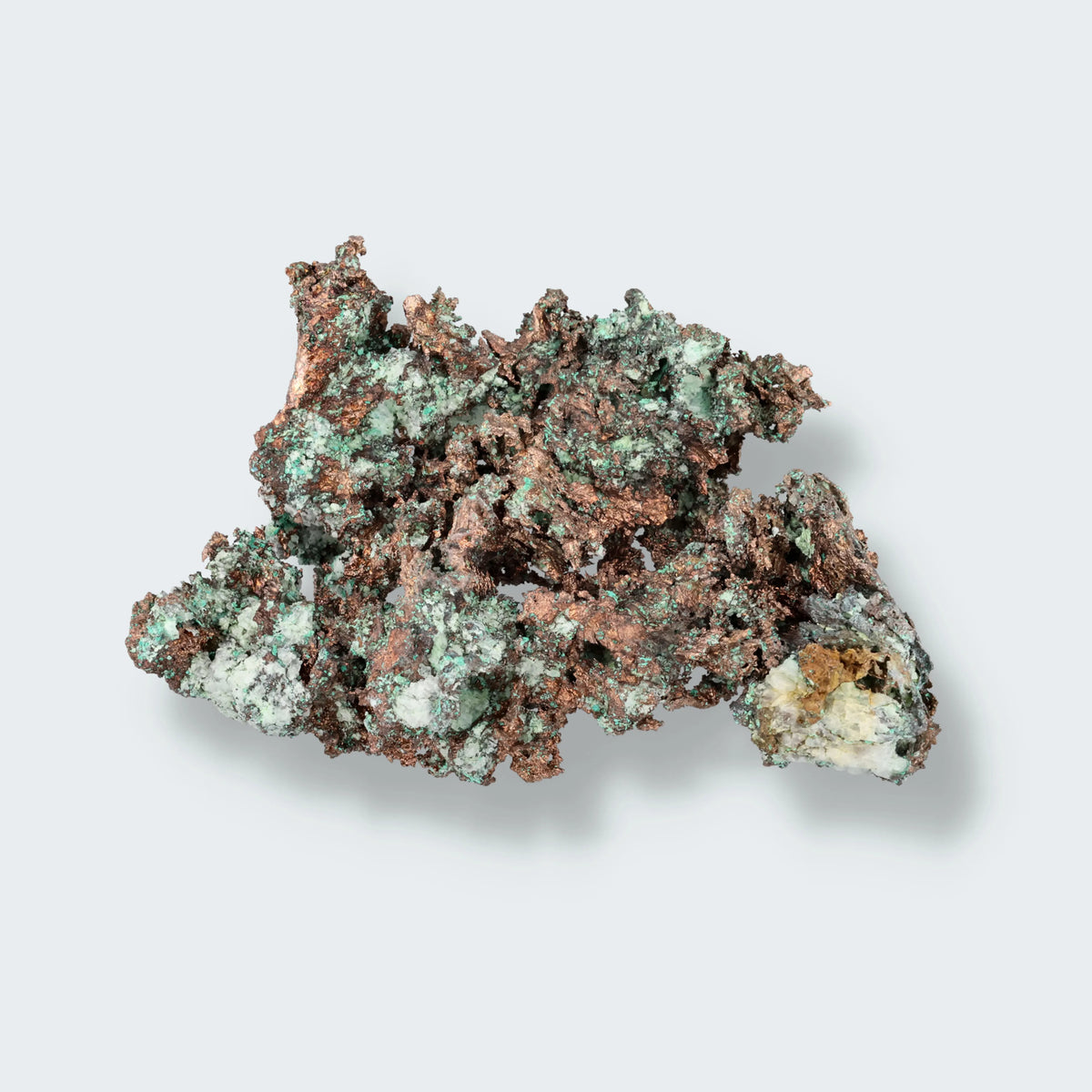 Kupfer aus Hubei, China, Stufe 13,5 × 8,5 × 7 cm